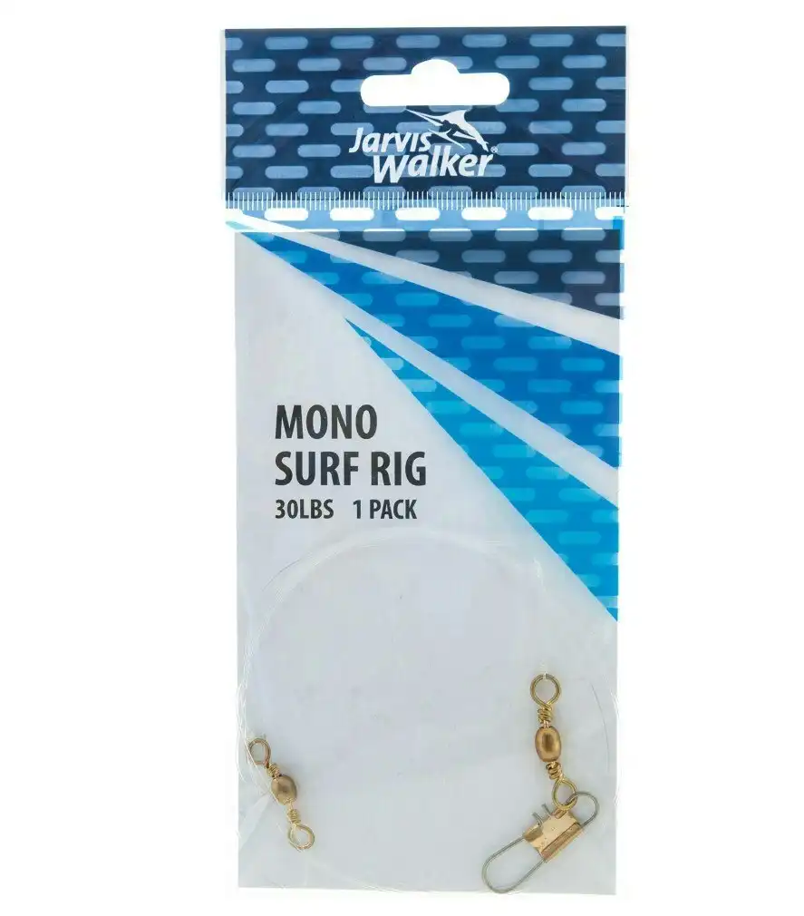 Jarvis Walker Mono Surf Rig - Surf Fishing Rig With 30lb Mono Fishing Line