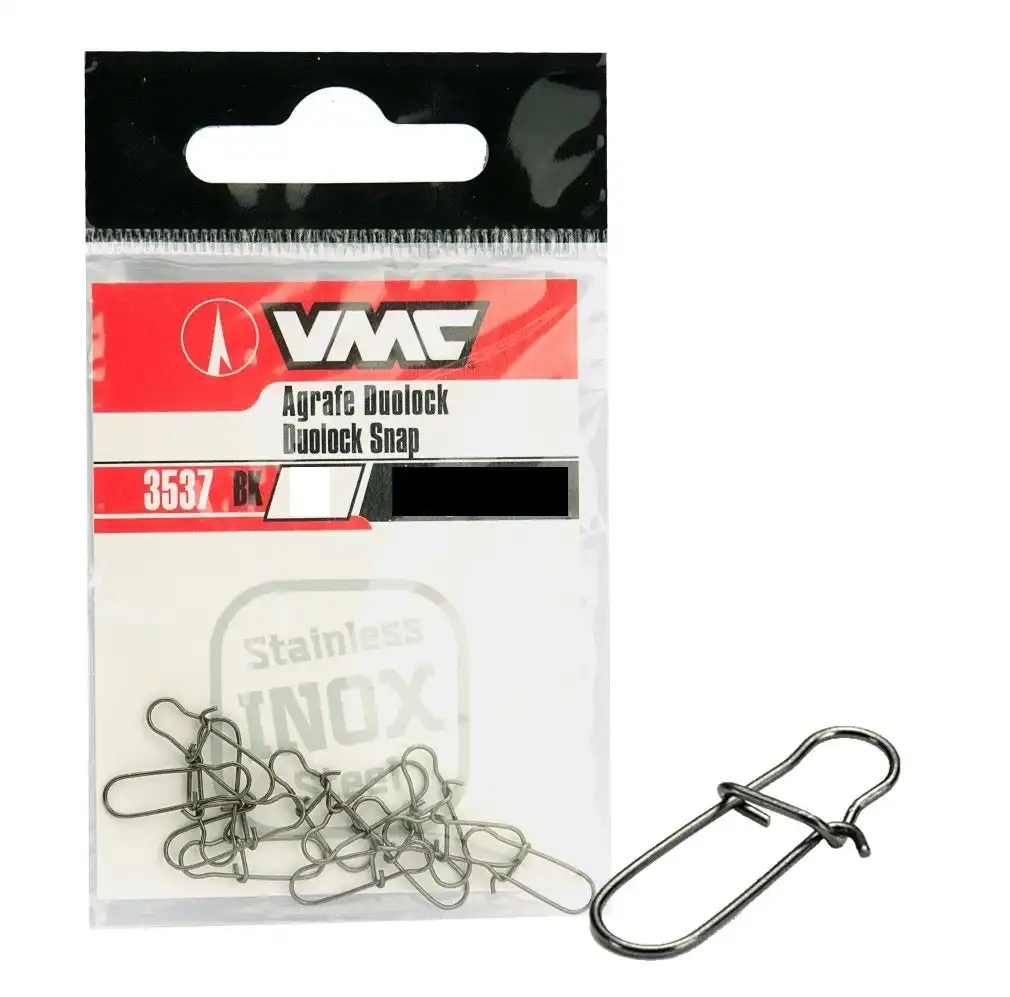 1 Packet of VMC Duolock Snaps - Stainless Steel with Black Nickel Finish