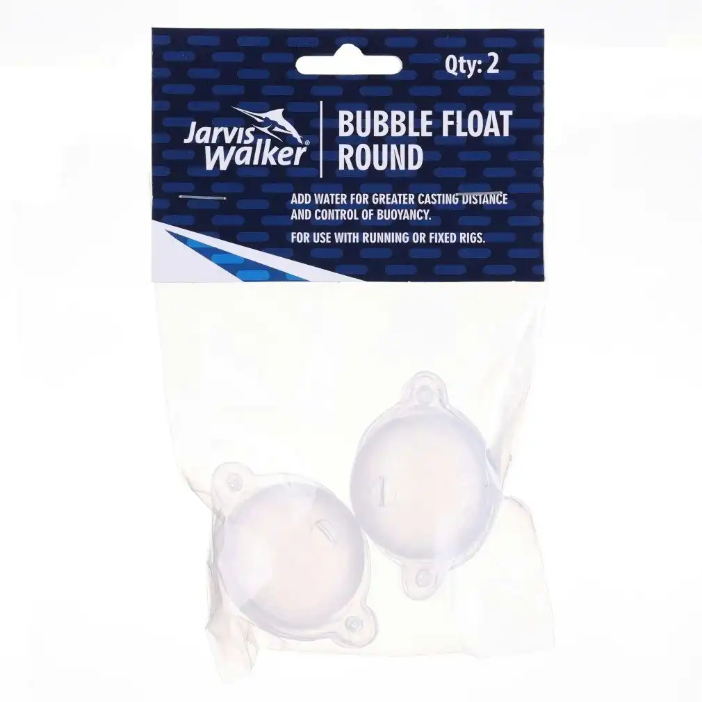 2 Pack of Jarvis Walker Round Bubble Fishing Floats