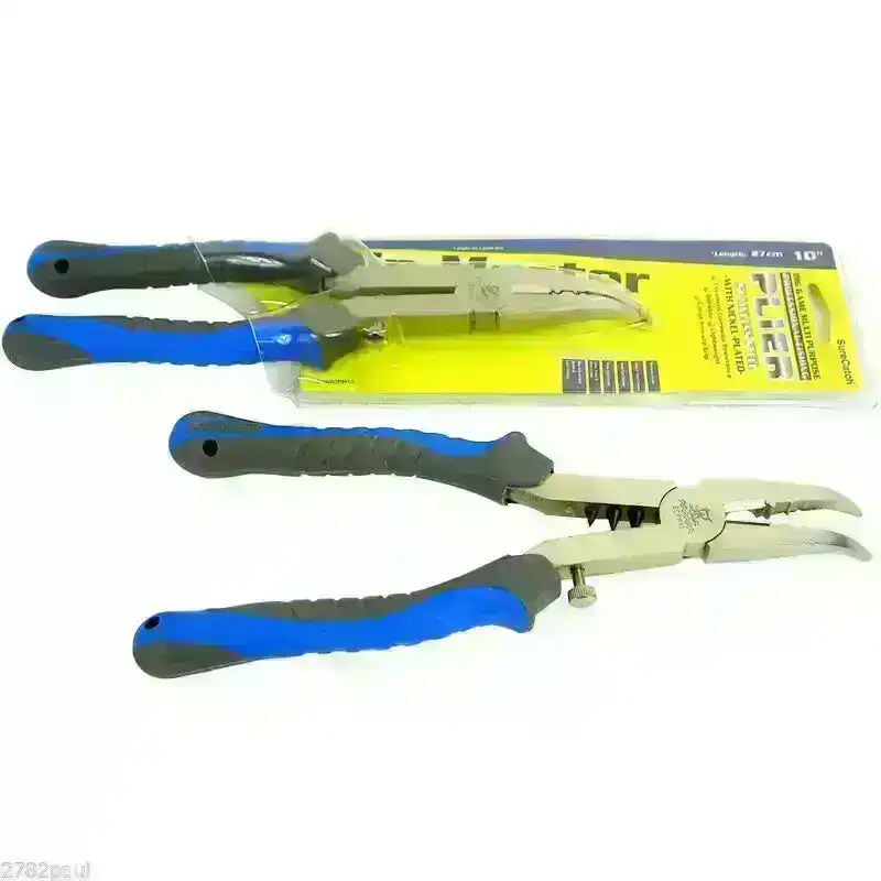 Surecatch 10 Inch Multi Purpose Ganging Fishing Pliers with Wire Cutter