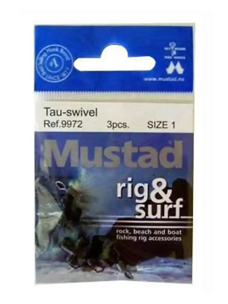 Mustad Rig and Surf Tau-Swivels 3 Pce Size 1