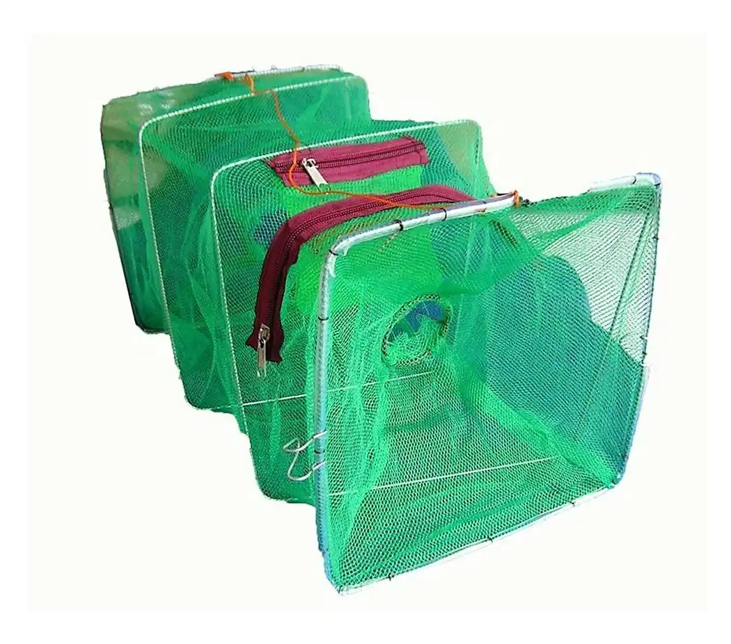Seahorse Collapsible Shrimp/Bait Trap With 3 Inch Entry Rings
