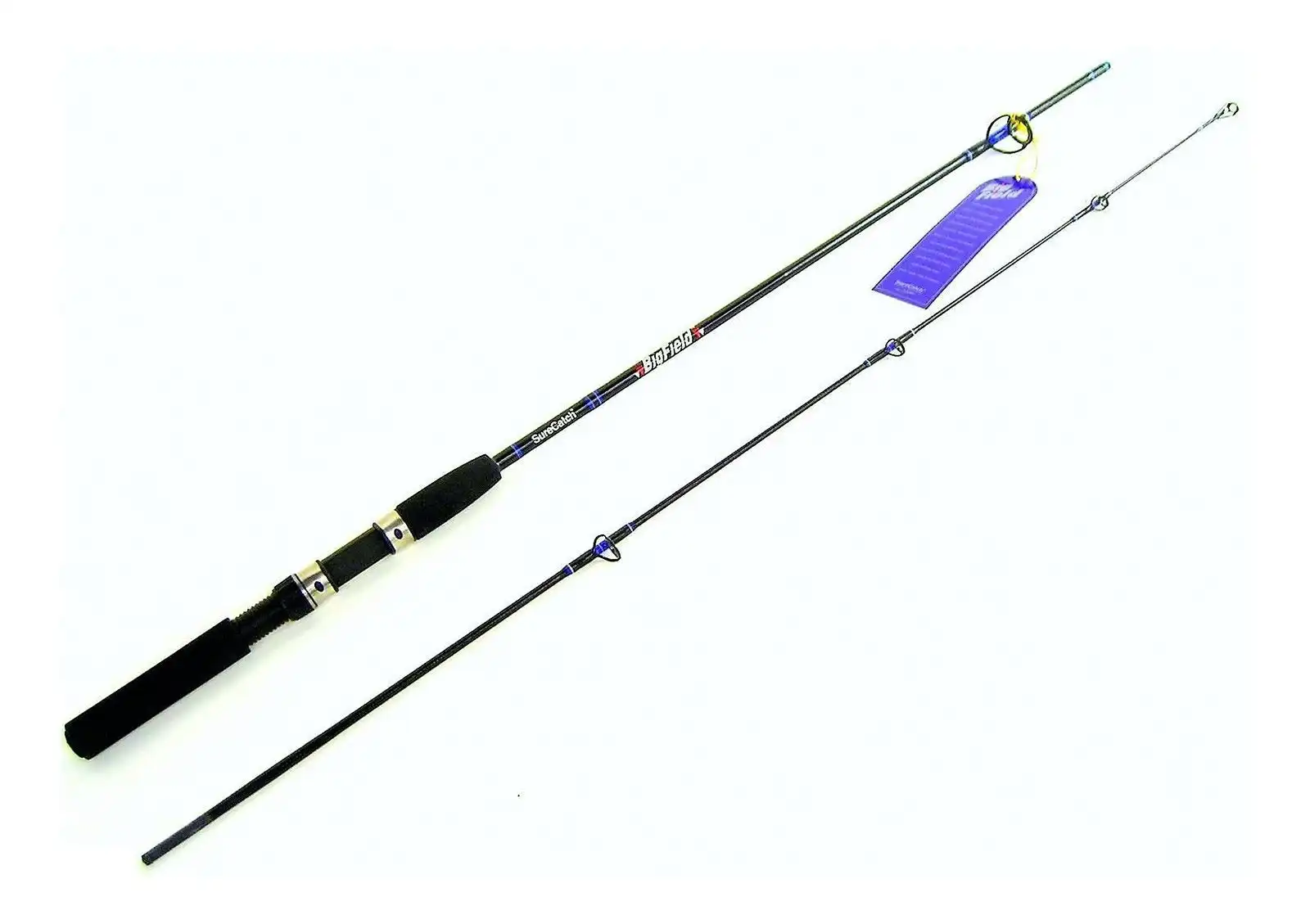 7'6 Surecatch Bigfield 3-6kg Spin Rod - 2 Piece Fishing Rod
