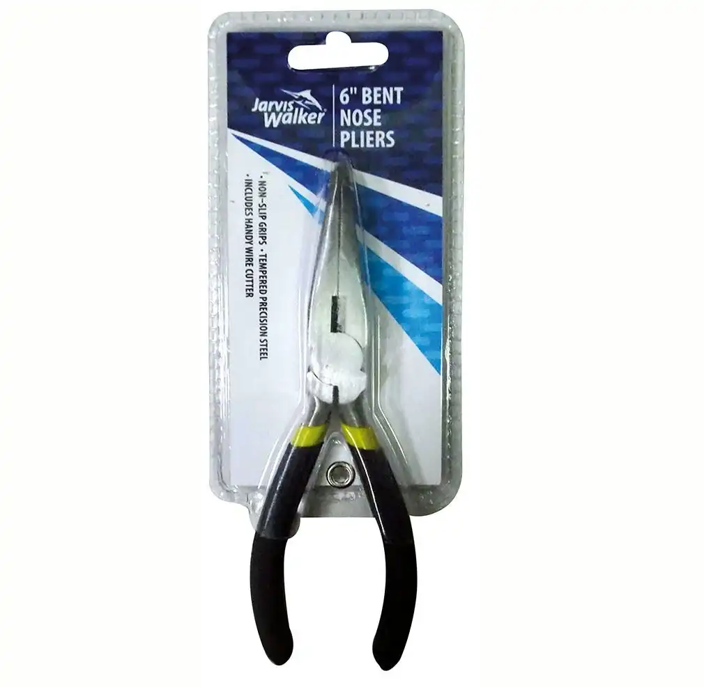 Jarvis Walker 6 Inch / 15cm Bent Nose Fishing Pliers