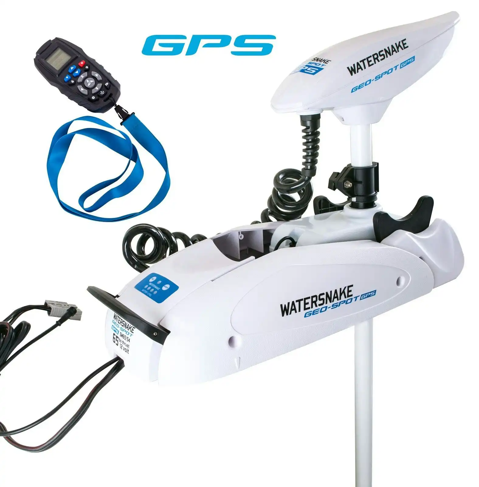 Watersnake Geo Spot 65/54 Remote Control GPS Bow Mount Electric Motor-65lb Thrust
