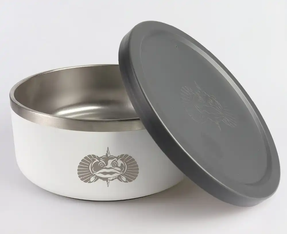 Toadfish Outfitters Non-Tipping Stainless Steel Dog Bowl