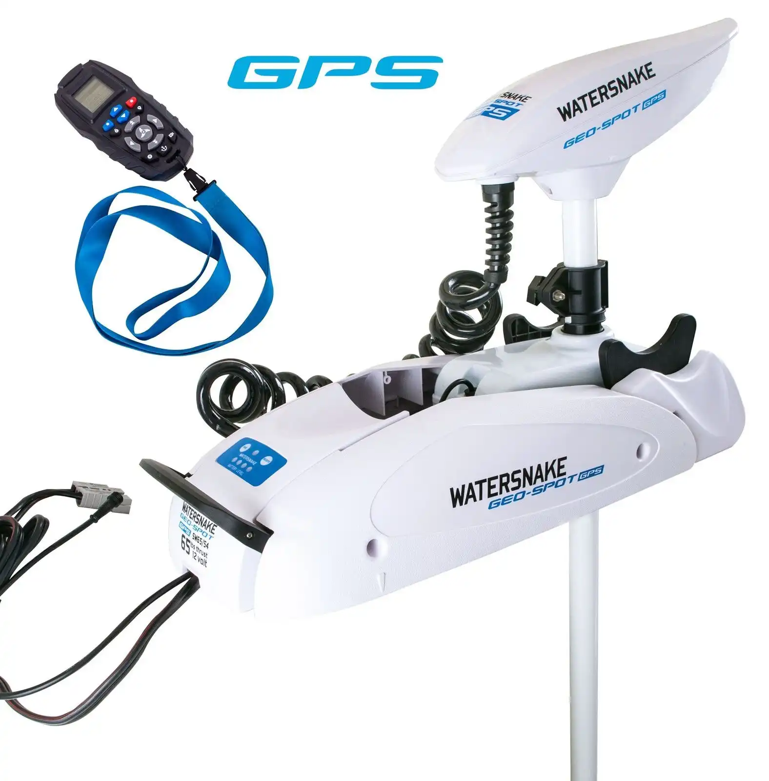Watersnake Geo Spot 65/66 Remote Control GPS Bow Mount Electric Motor-65lb Thrust