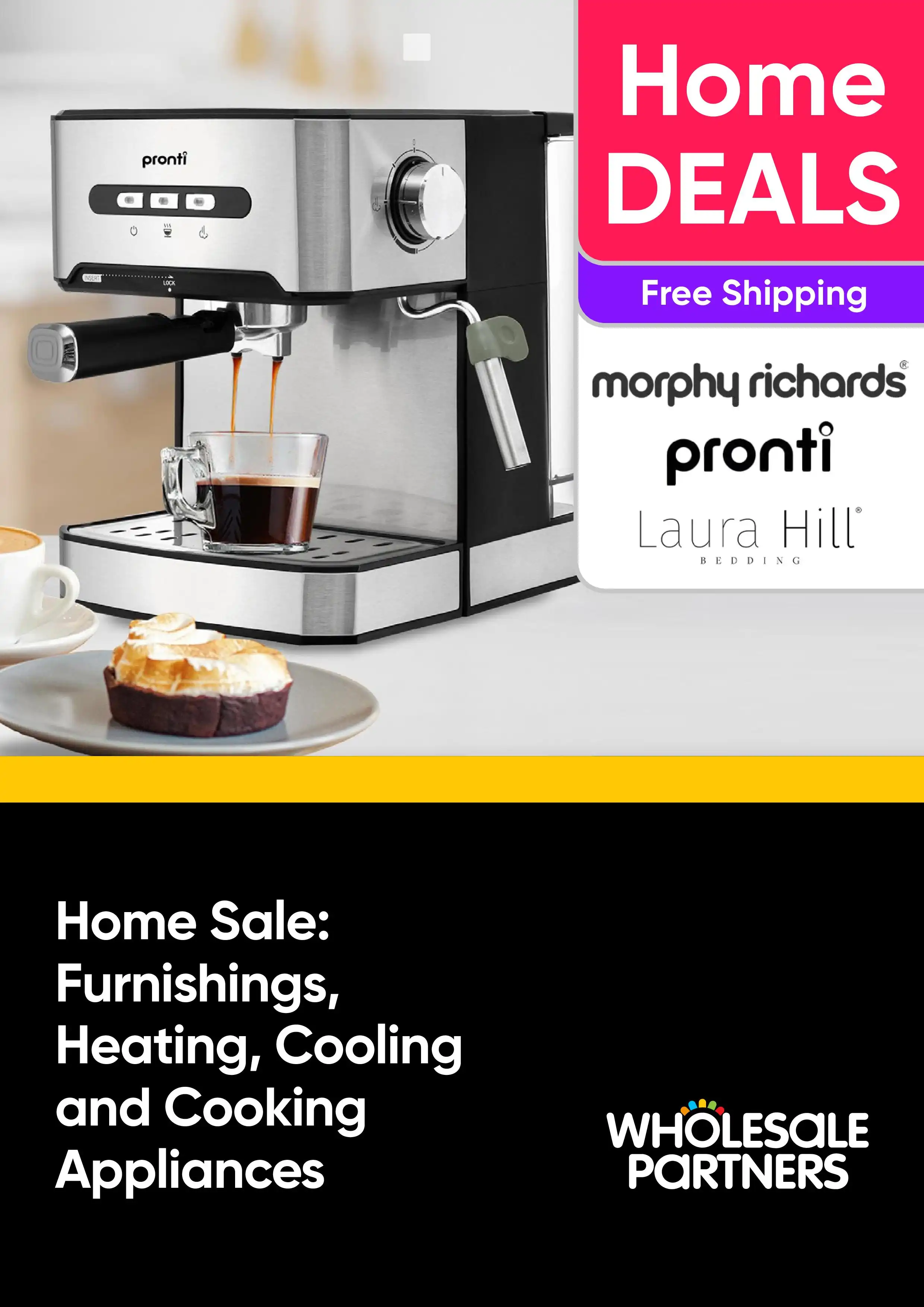 Home Sale - Furnishings, Heating, Cooling and Cooking Appliances - Morphy Richards, Pronti, Laura Hill - Free Shipping