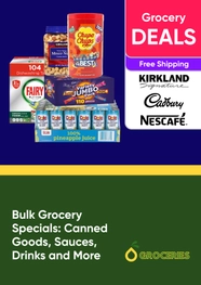 Bulk Grocery Specials: Canned Goods, Sauces, Drinks and More - Cadbury, Nescafe, Kirkland Signarture
