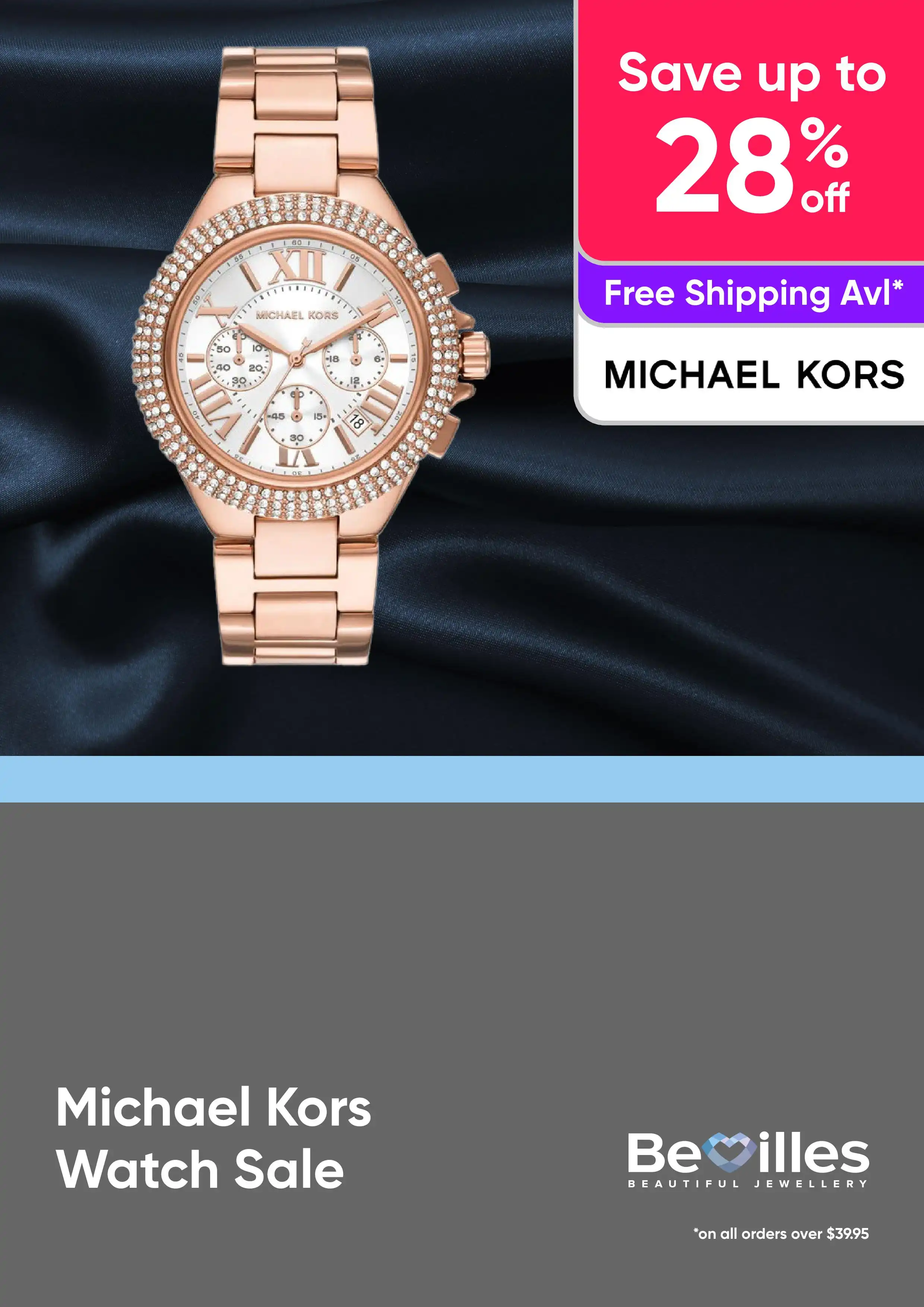 Michael Kors Watch Sale - up to 28% off