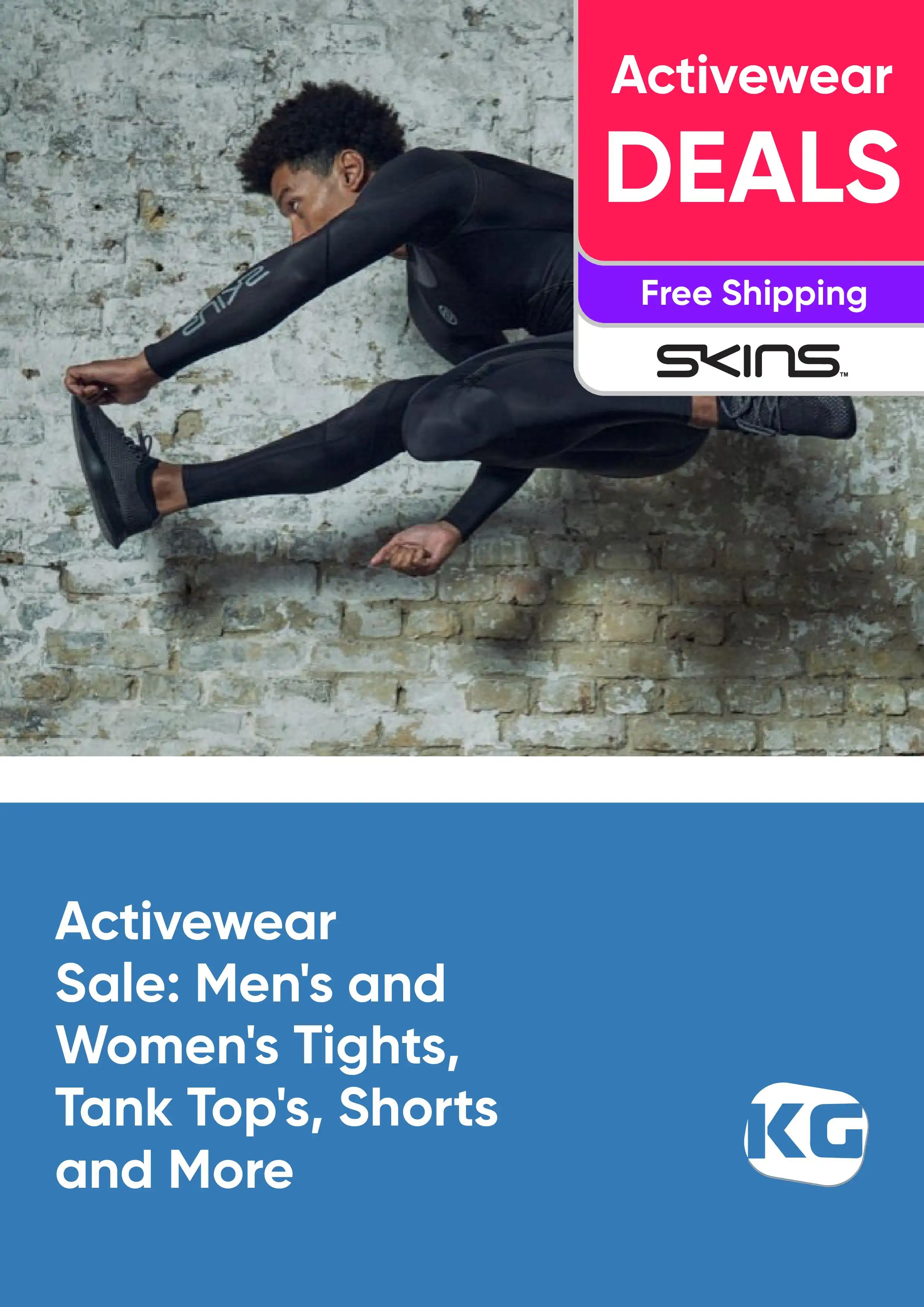 Activewear Sale - Men's and Women's Tights, Tank Tops, Shorts and More - SKINS