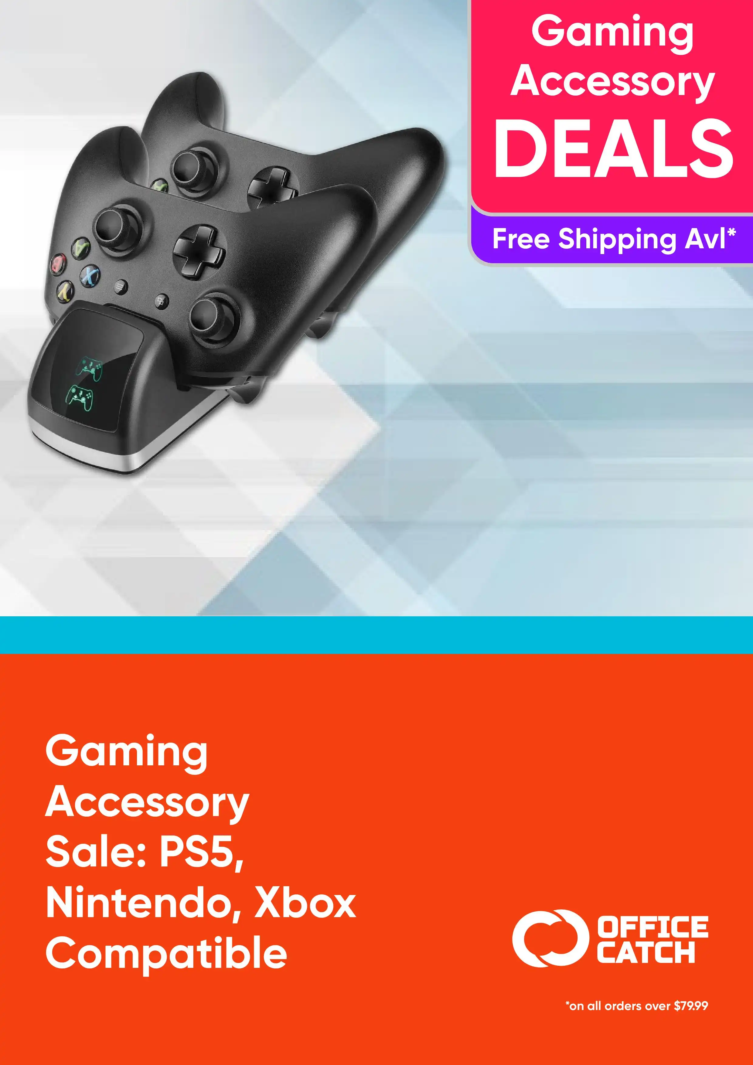 Gaming Accessory Sale - PS5, Nintendo, Xbox Compatible