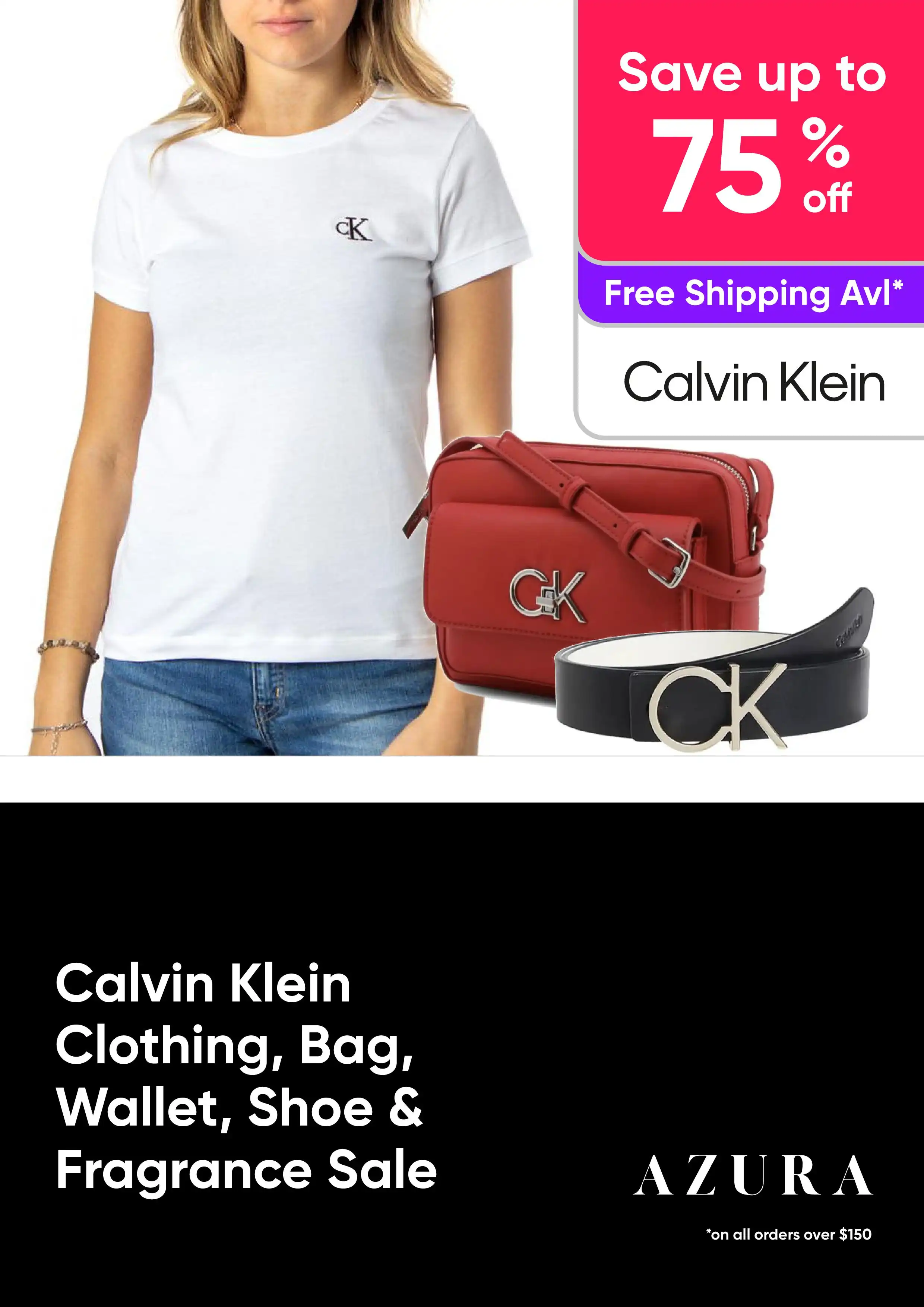 Calvin Klein Bag and Clothing Sale - up to 75% off | Lasoo