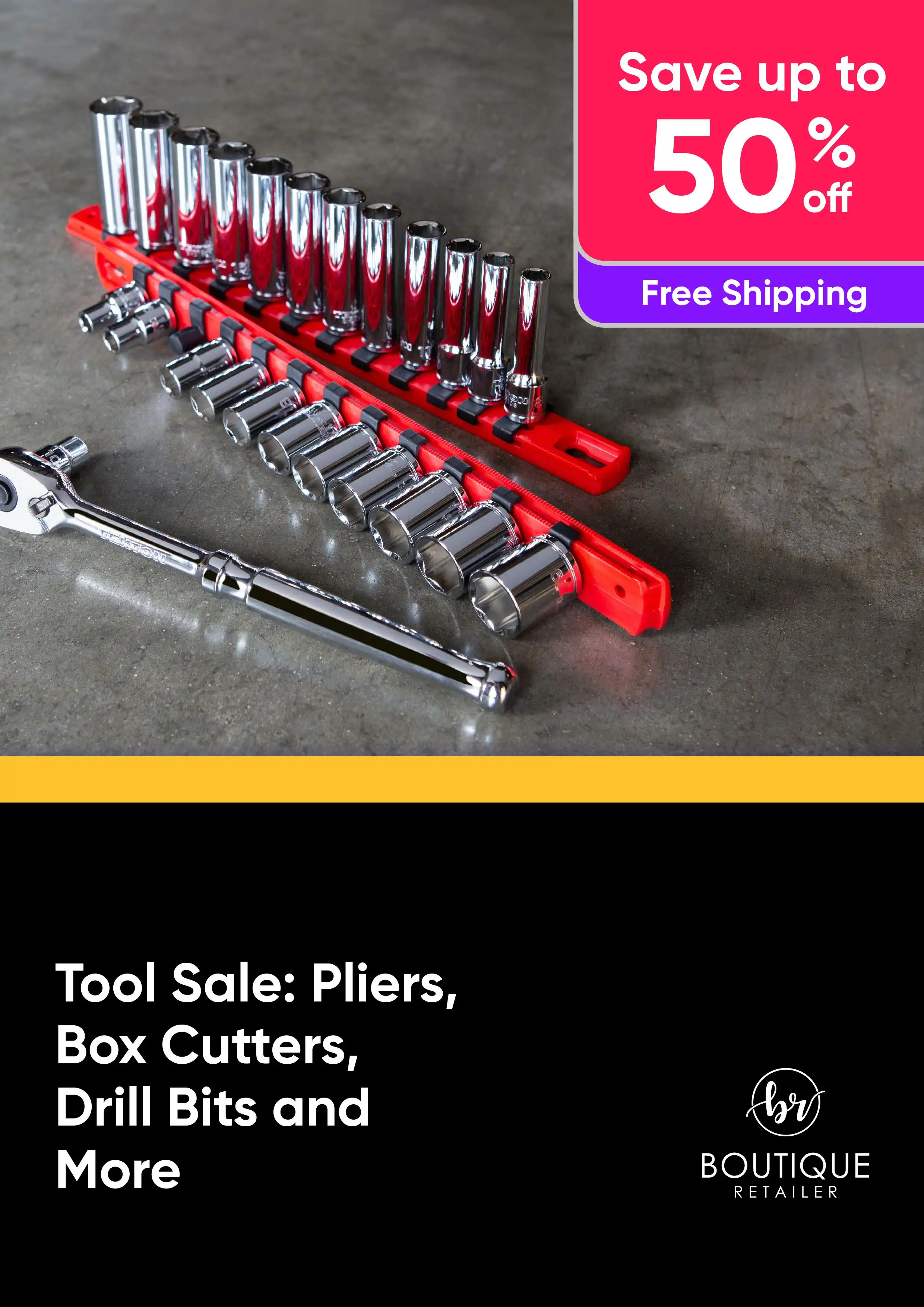 Tool Sale - Pliers, Box Cutters, Drill Bits and More - up to 50% off