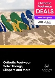 Orthotic Footwear Sale - Thongs, Slippers and More - Archline - Free Shipping