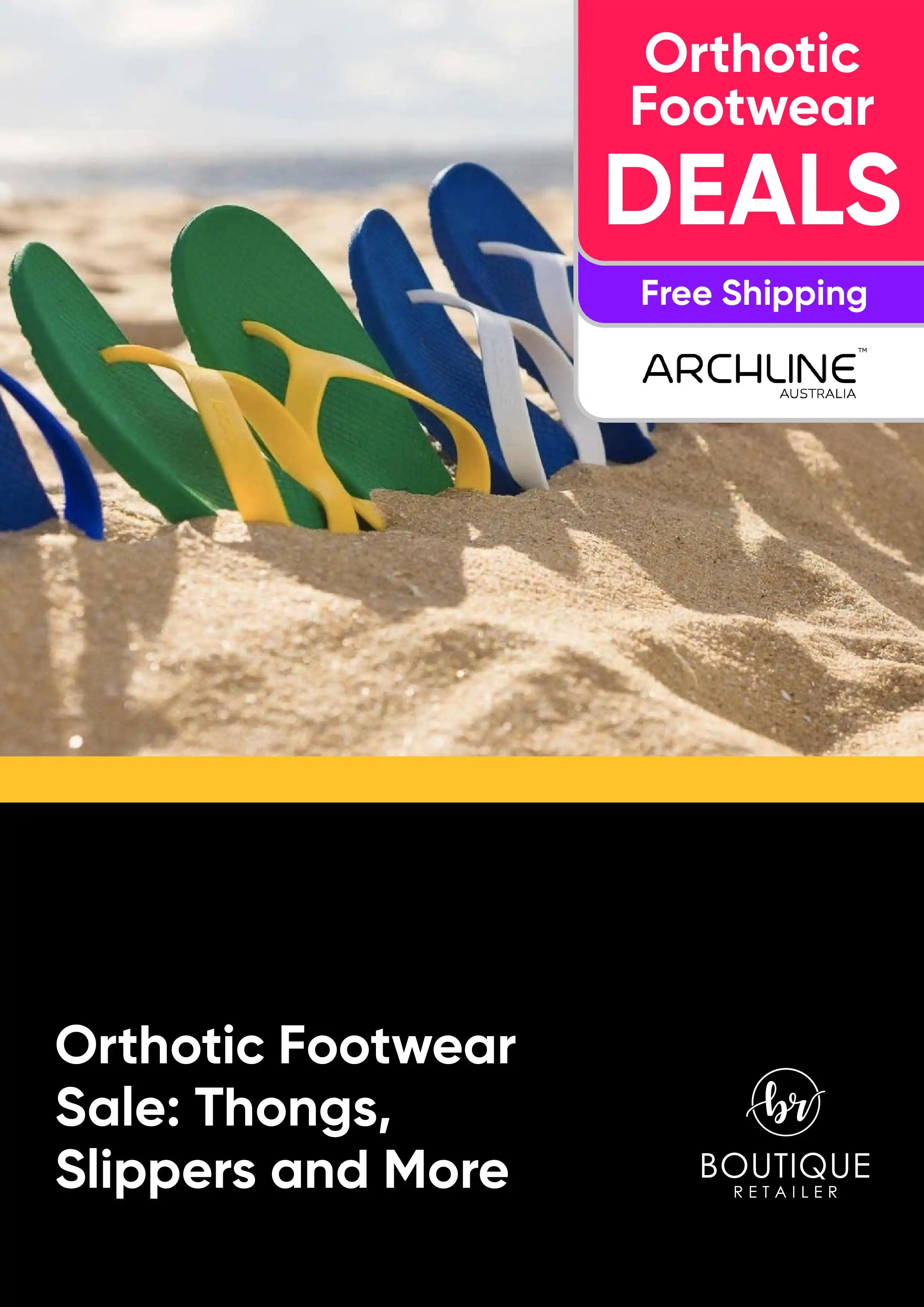 Orthotic Footwear Sale - Thongs, Slippers and More - Archline - Free Shipping
