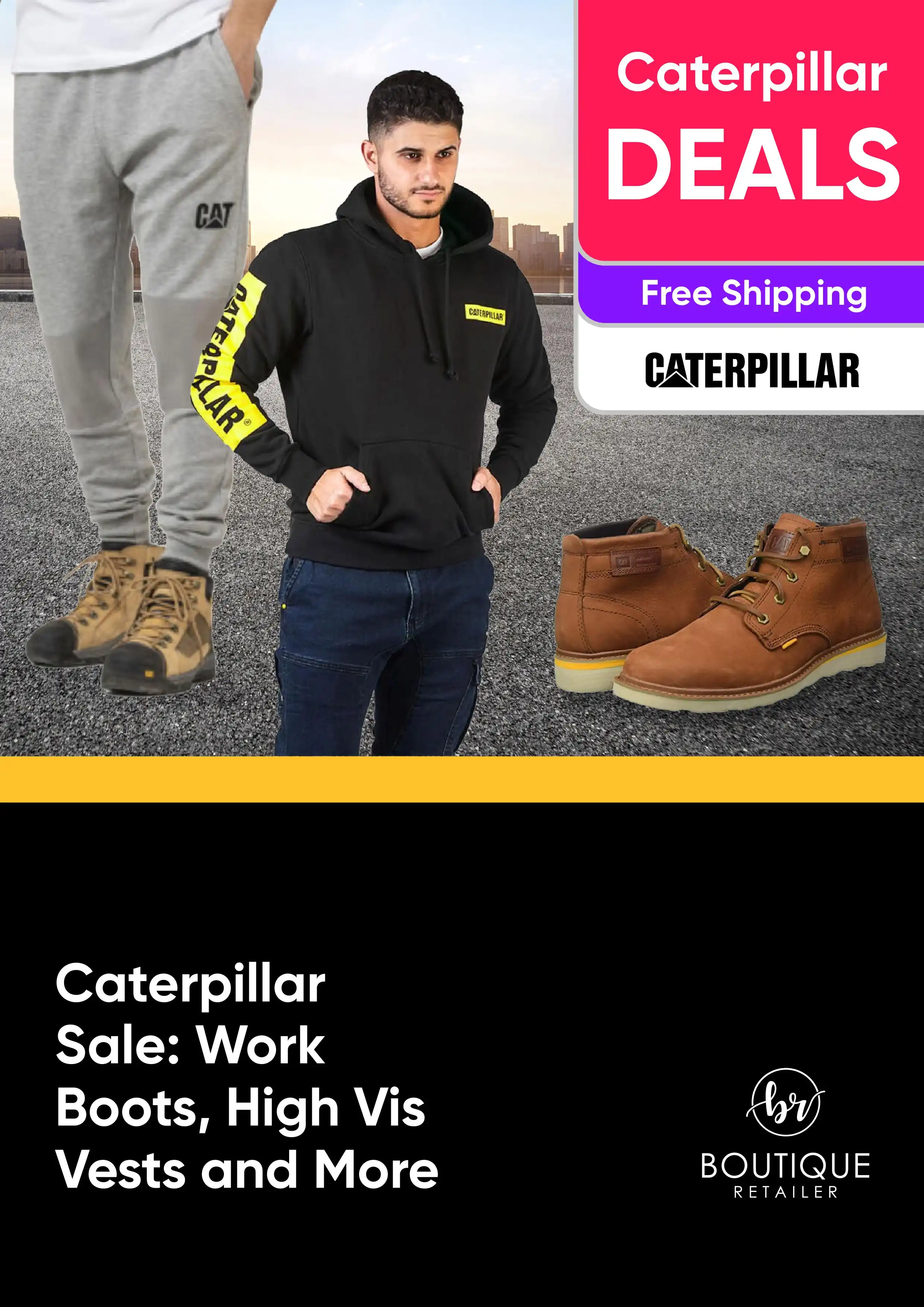 Caterpillar Sale - Work Boots, High Vis Vests and More - Caterpillar - Free Shipping
