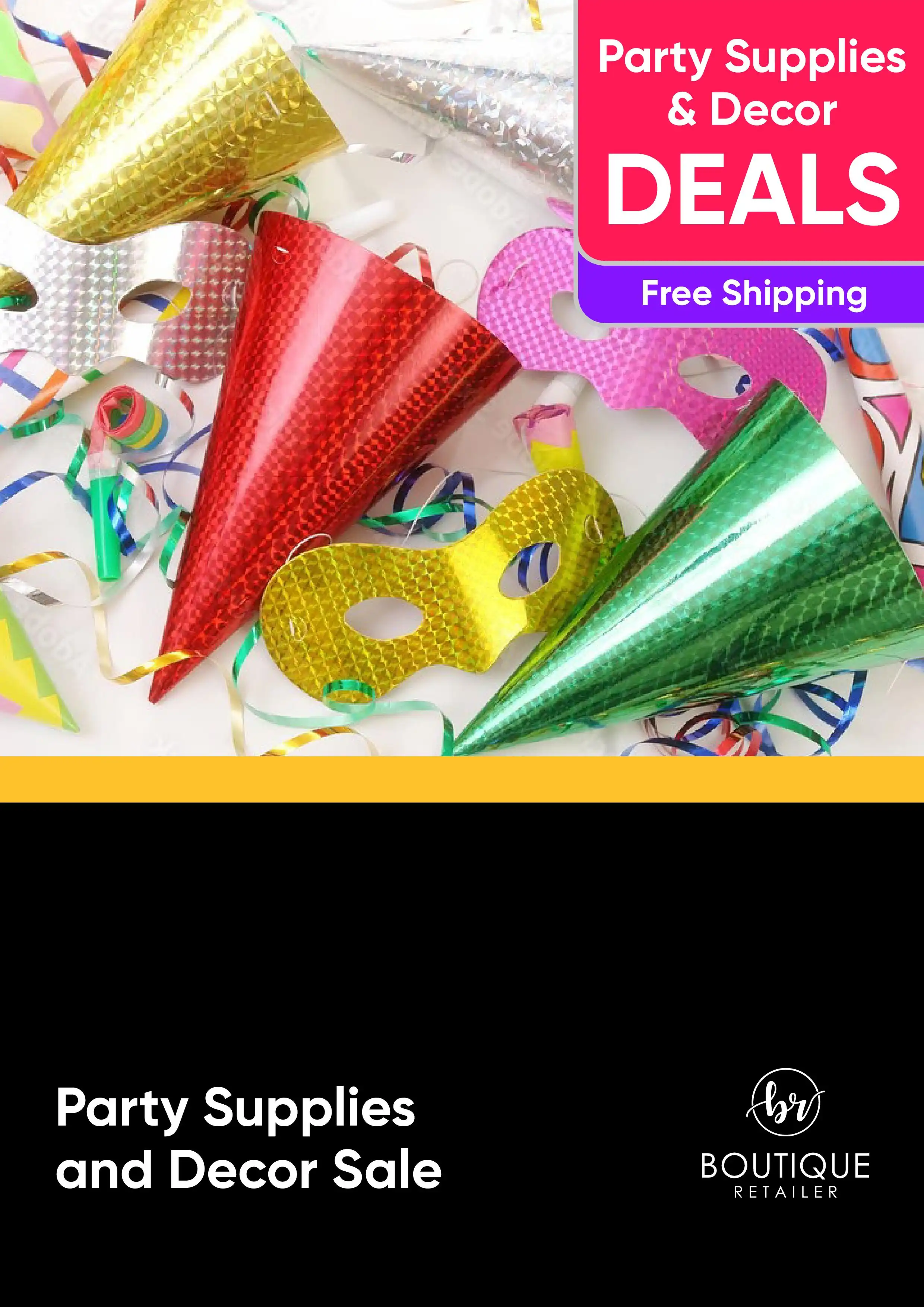 Party Supplies & Decor Sale - Free Shipping