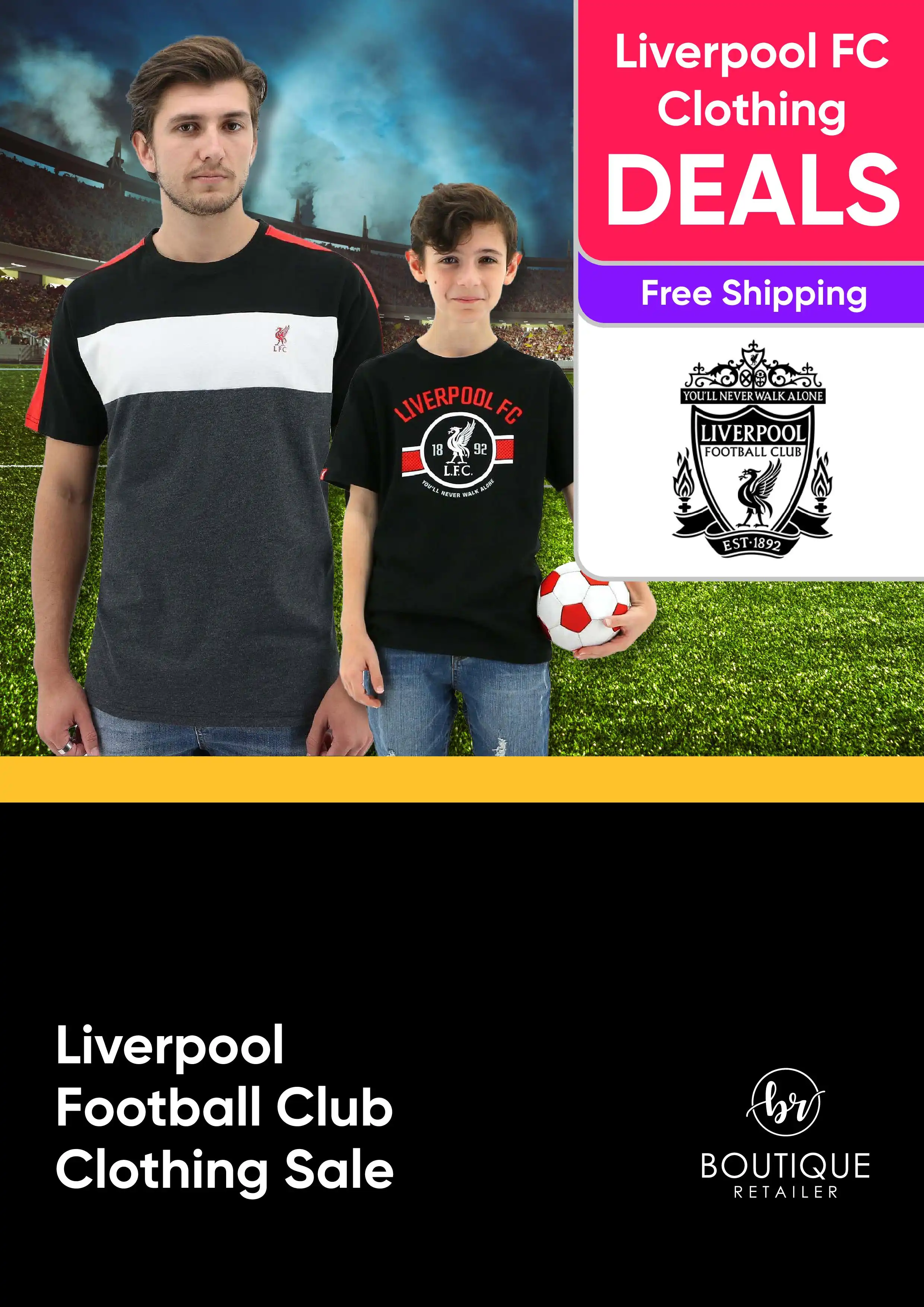 Liverpool Football Club Clothing Sale - Liverpool FC - Free Shipping