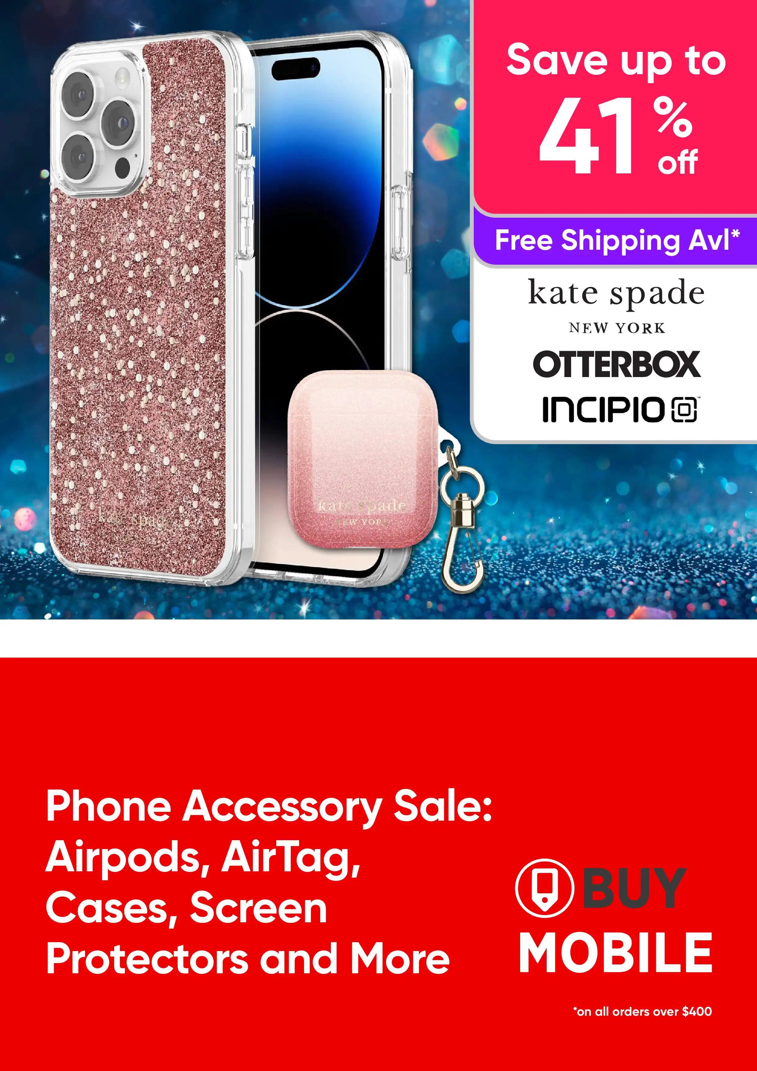 Phone Accessory Sale: Airpods, Airtag, Cases, Screen Protectors and More – up to 41% off