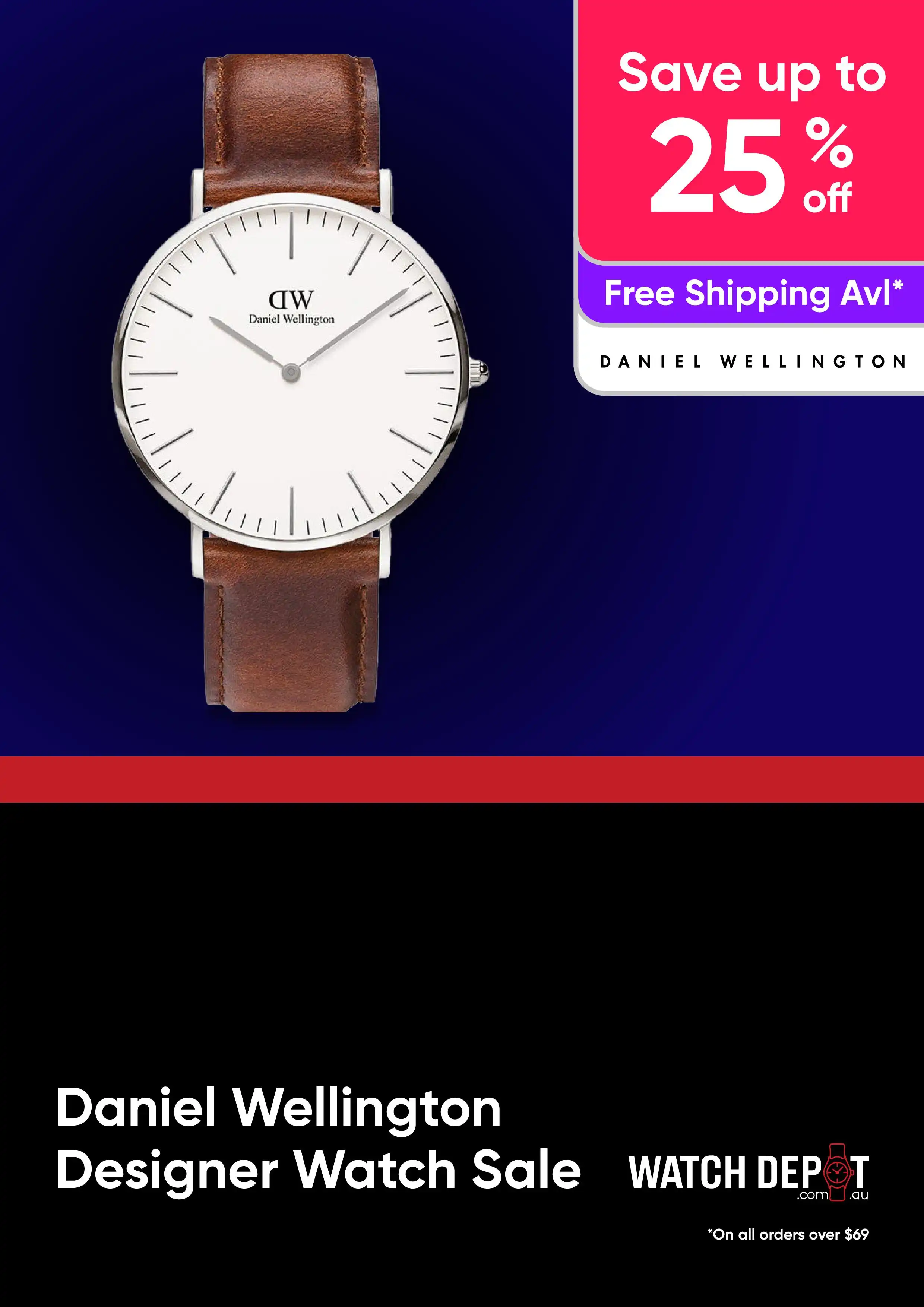Daniel Wellington Designer Watch Sale - Up to 25% off