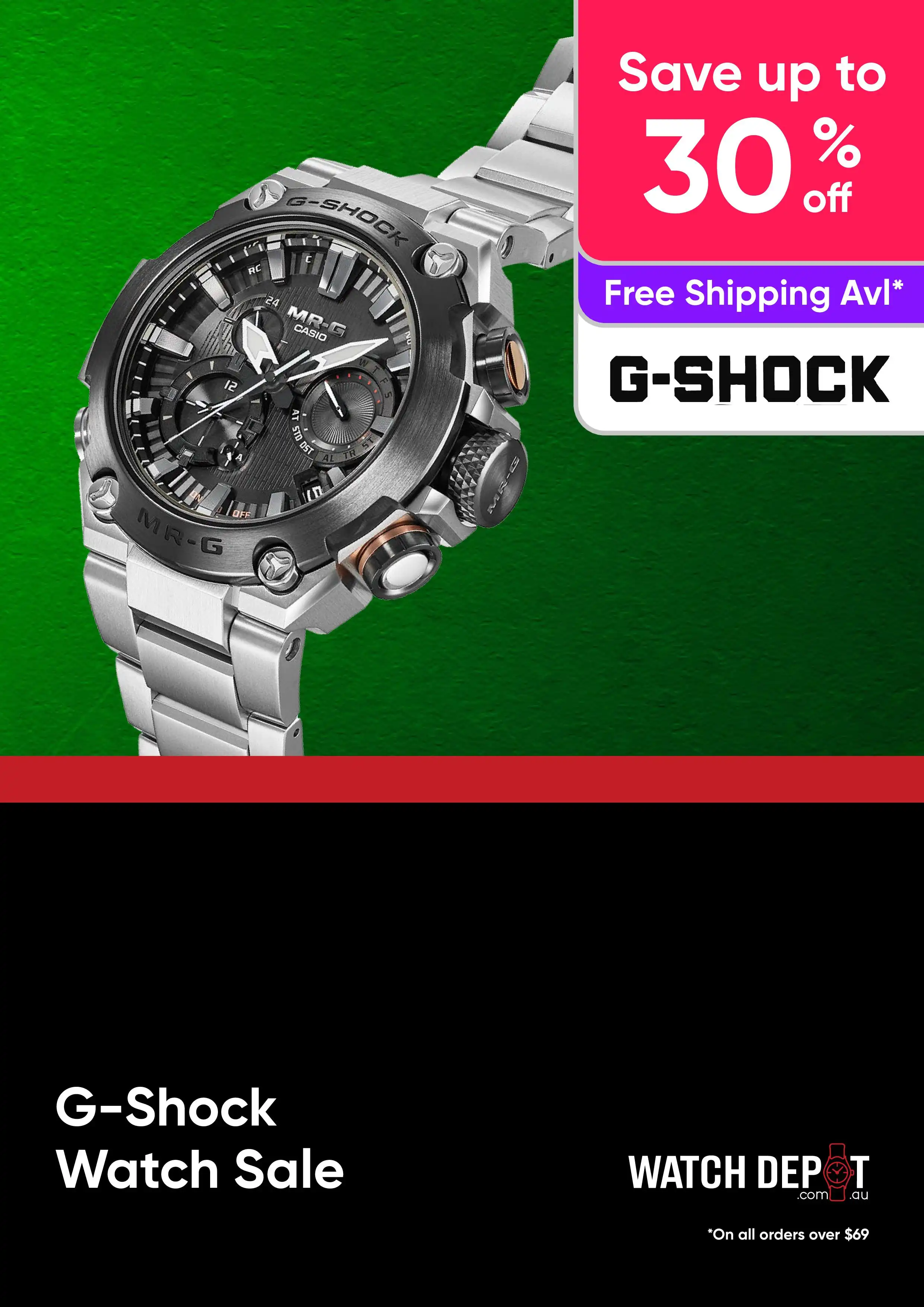 Men's and Women's - G-Shock Watch Sale - Up to 30% off