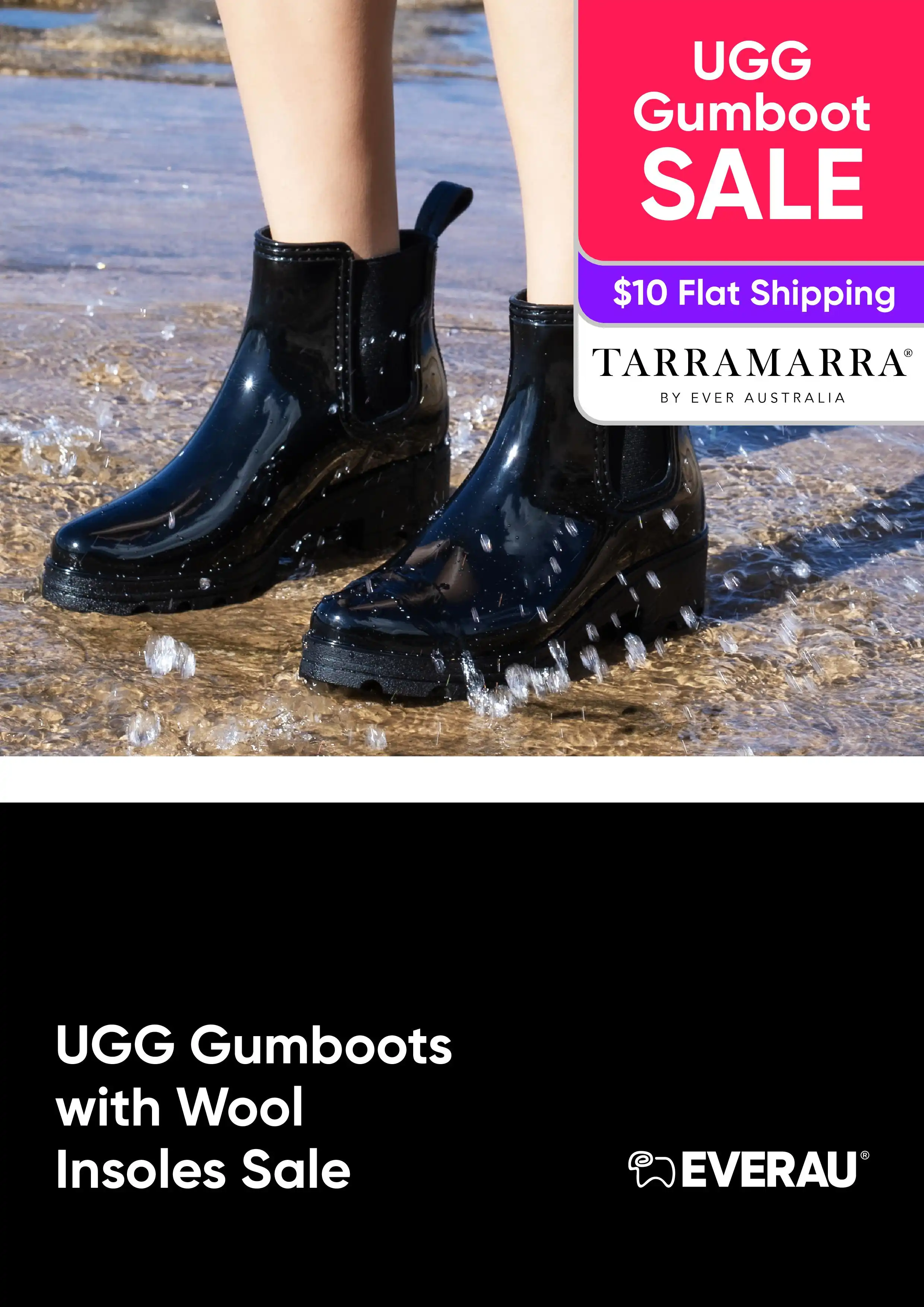 Gumboots with Wool Insoles Sale - Tarramarra