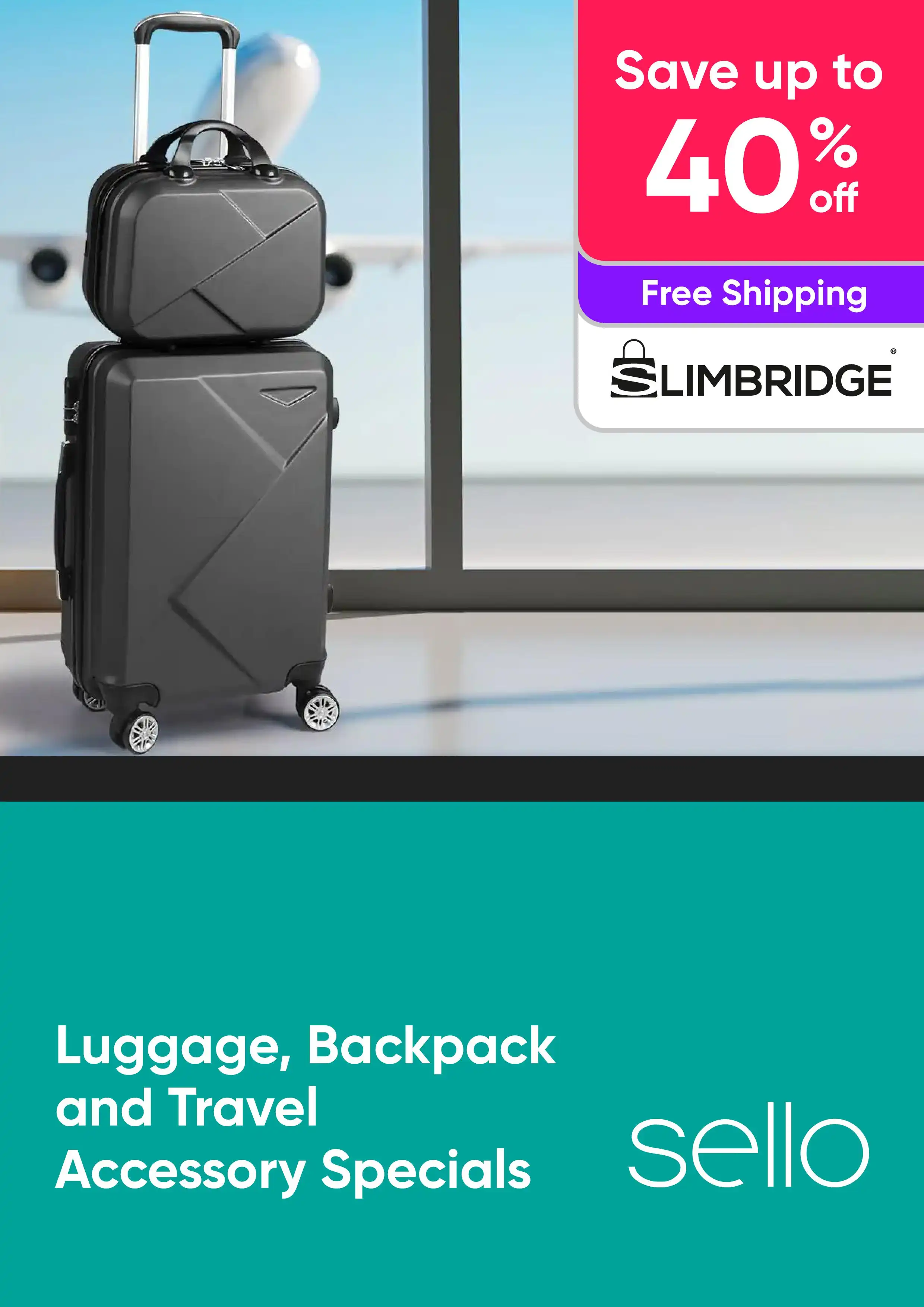 Luggage, Backpack And Travel Accessory Specials - Slimbridge - Up to 40% Off