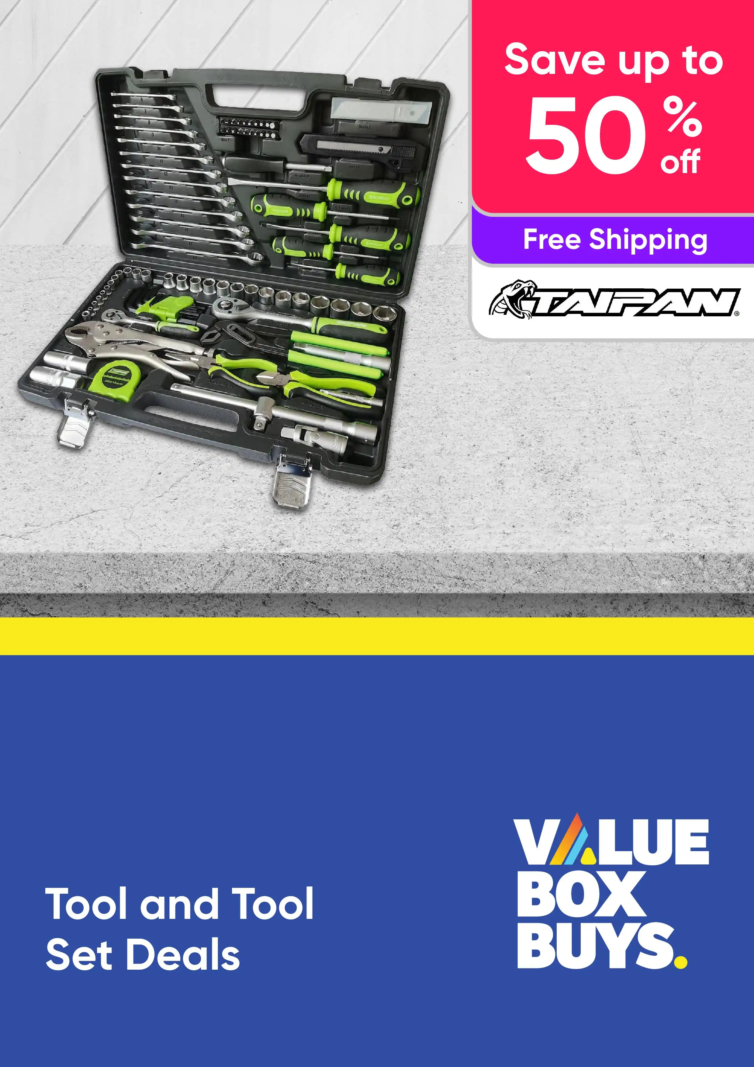 Taipan Tool and Tool Set Deals - Up to 50% off