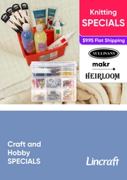 Craft and Hobby Specials - Knitting Yarn, Fabric Glue and More - Sullivans, Makr
