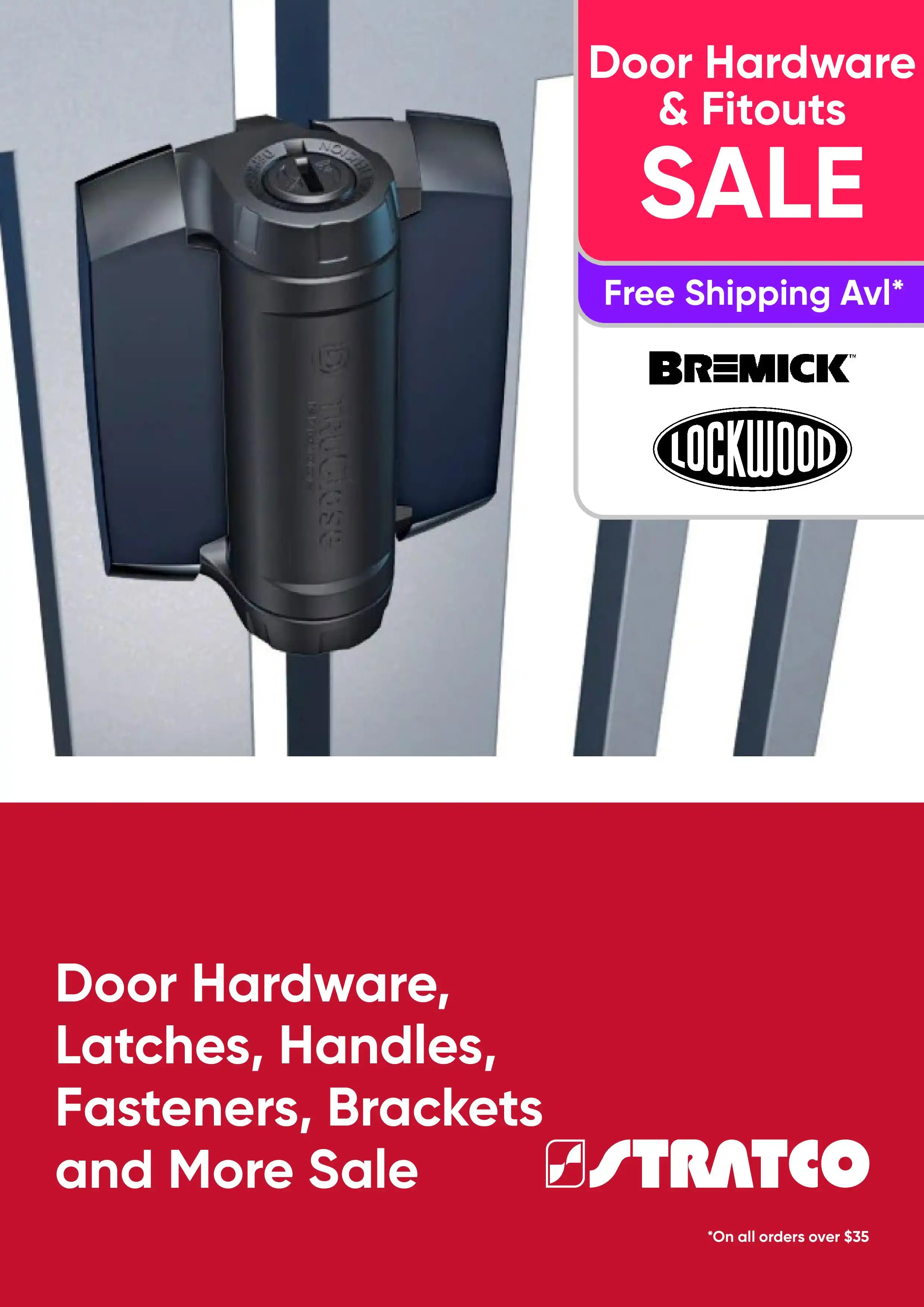 Door Hardware, Latches, Handles, Fasteners, Brackets and More Sale - NSW