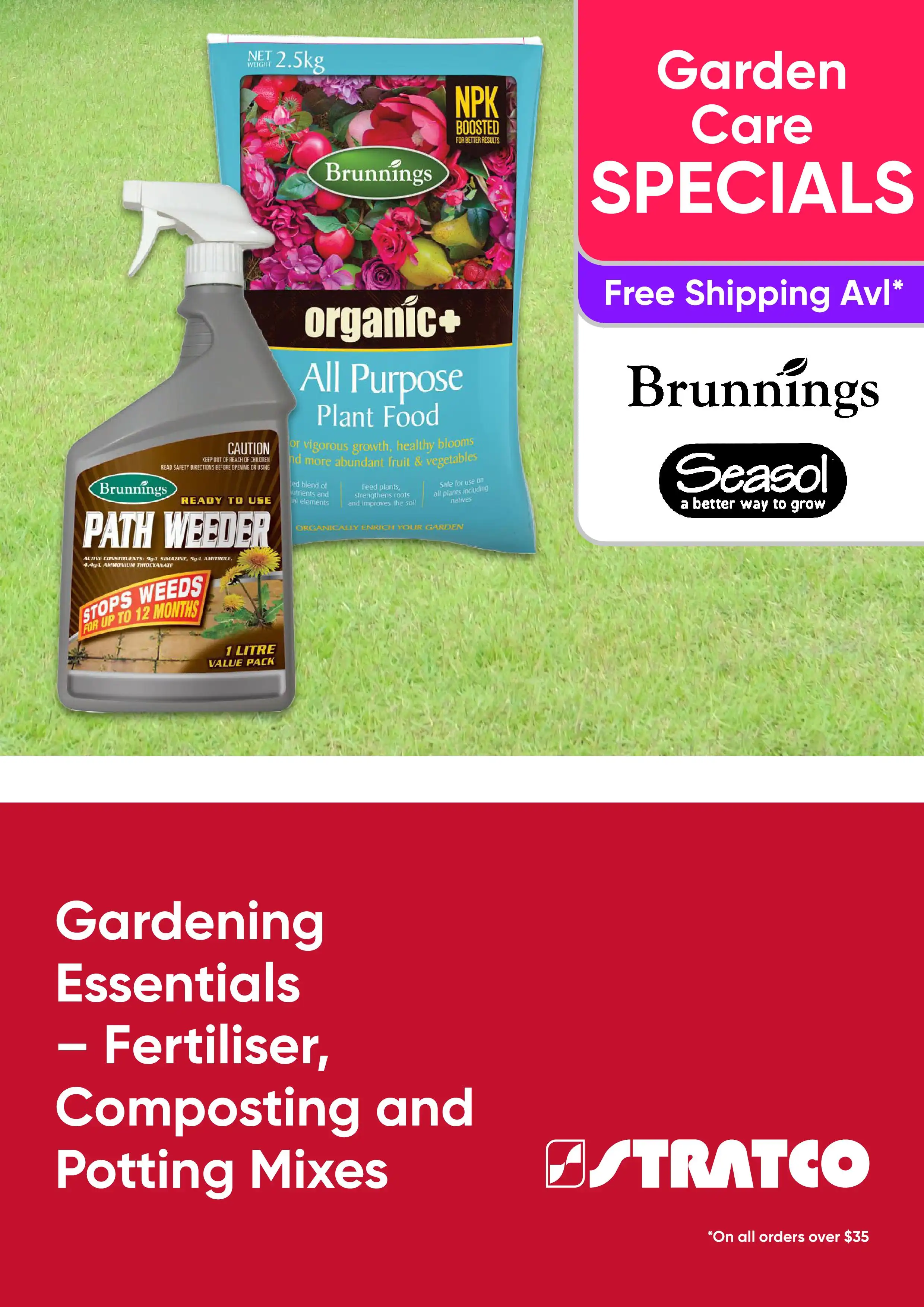 Gardening Essentials - Fertiliser, Composting and Potting Mixes - NSW