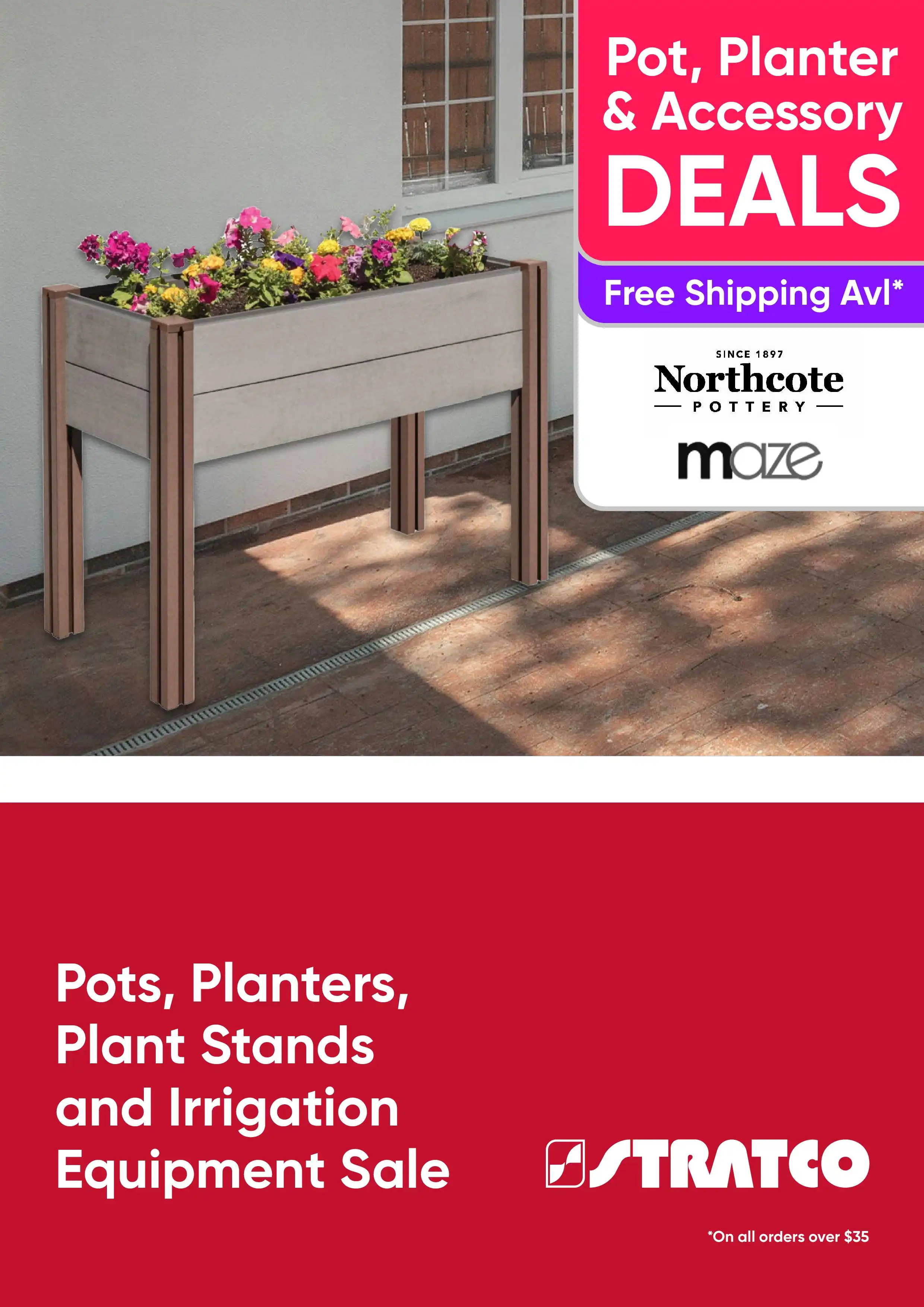 Pots, Planters, Plant Stands and Irrigation Equipment Sale - NSW