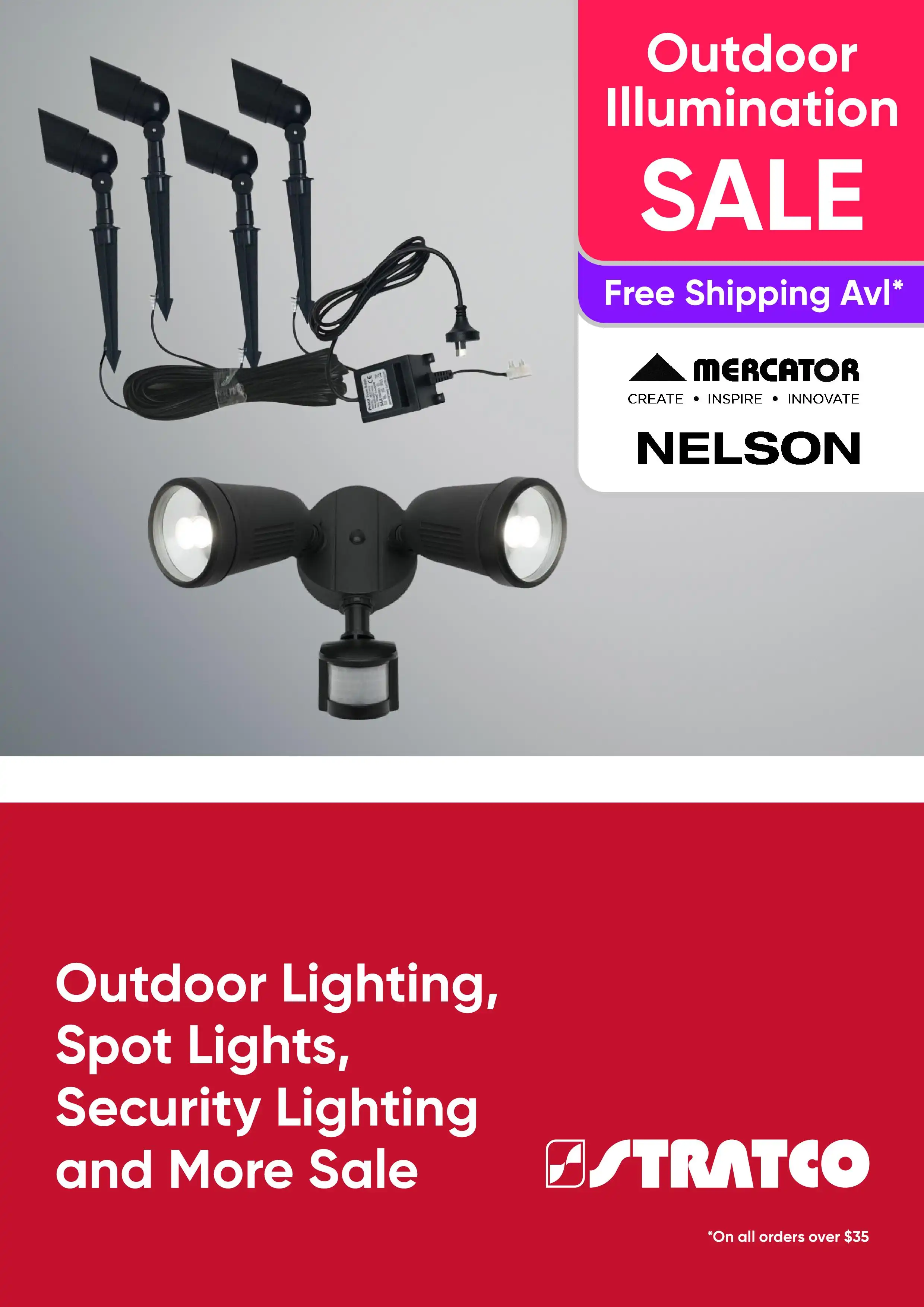 Outdoor Lighting, Spot Lights, Security Lighting and More Sale - NSW