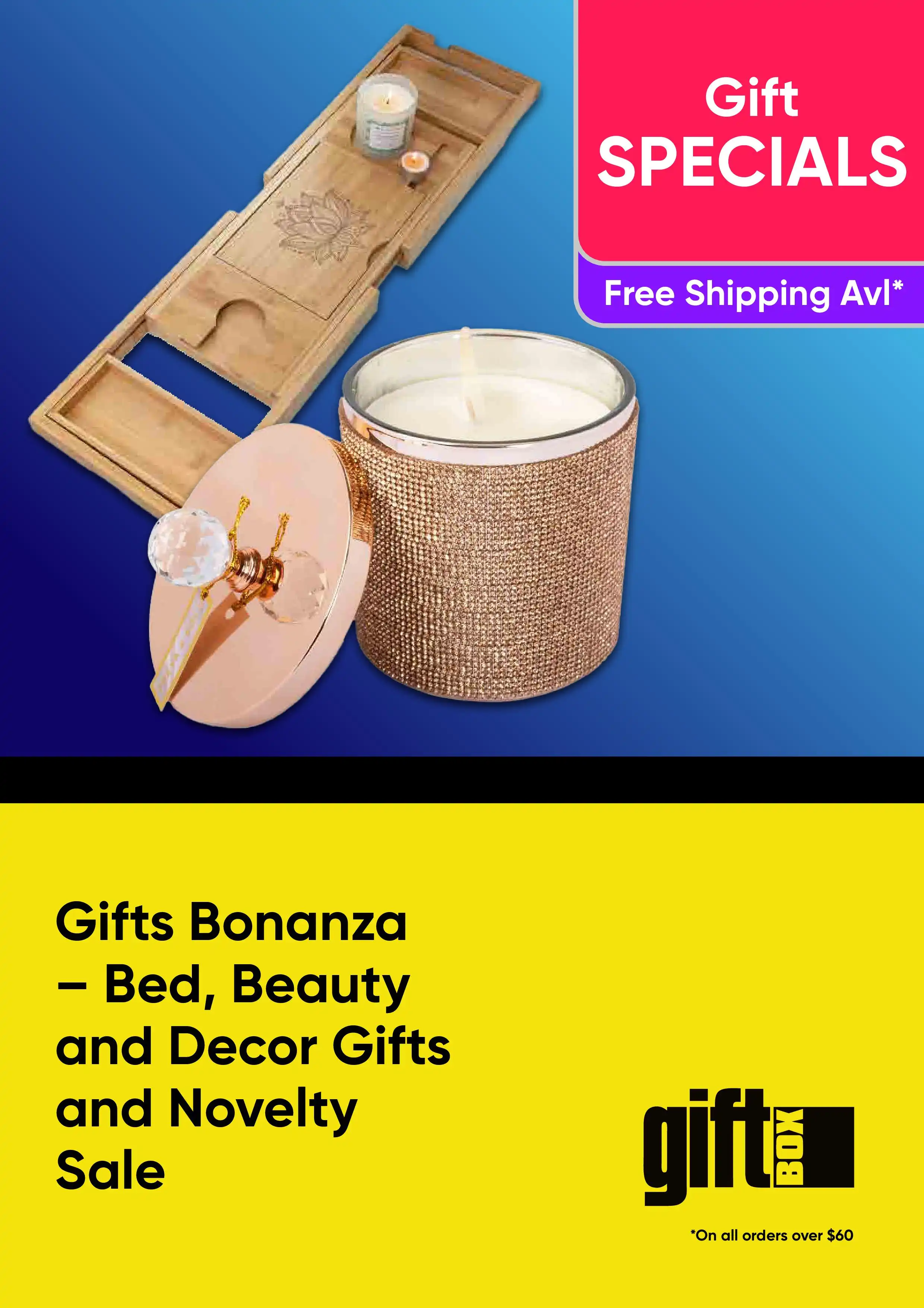 Gifts Bonanza - Bed, Beauty and Decor Gifts and Novelty Sale