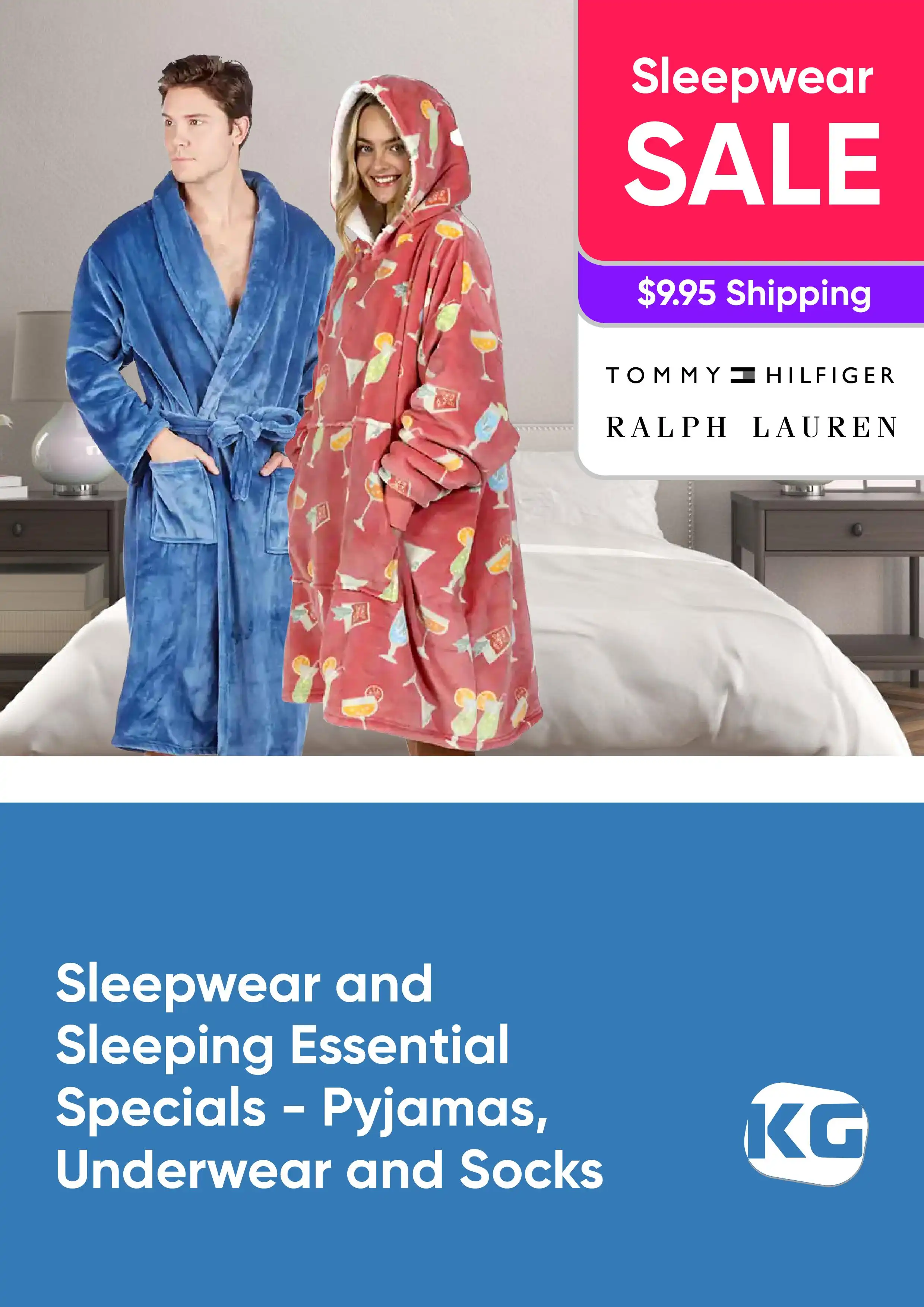 Sleepwear and Sleeping Essential Specials - Pyjamas, Underwear and Socks
