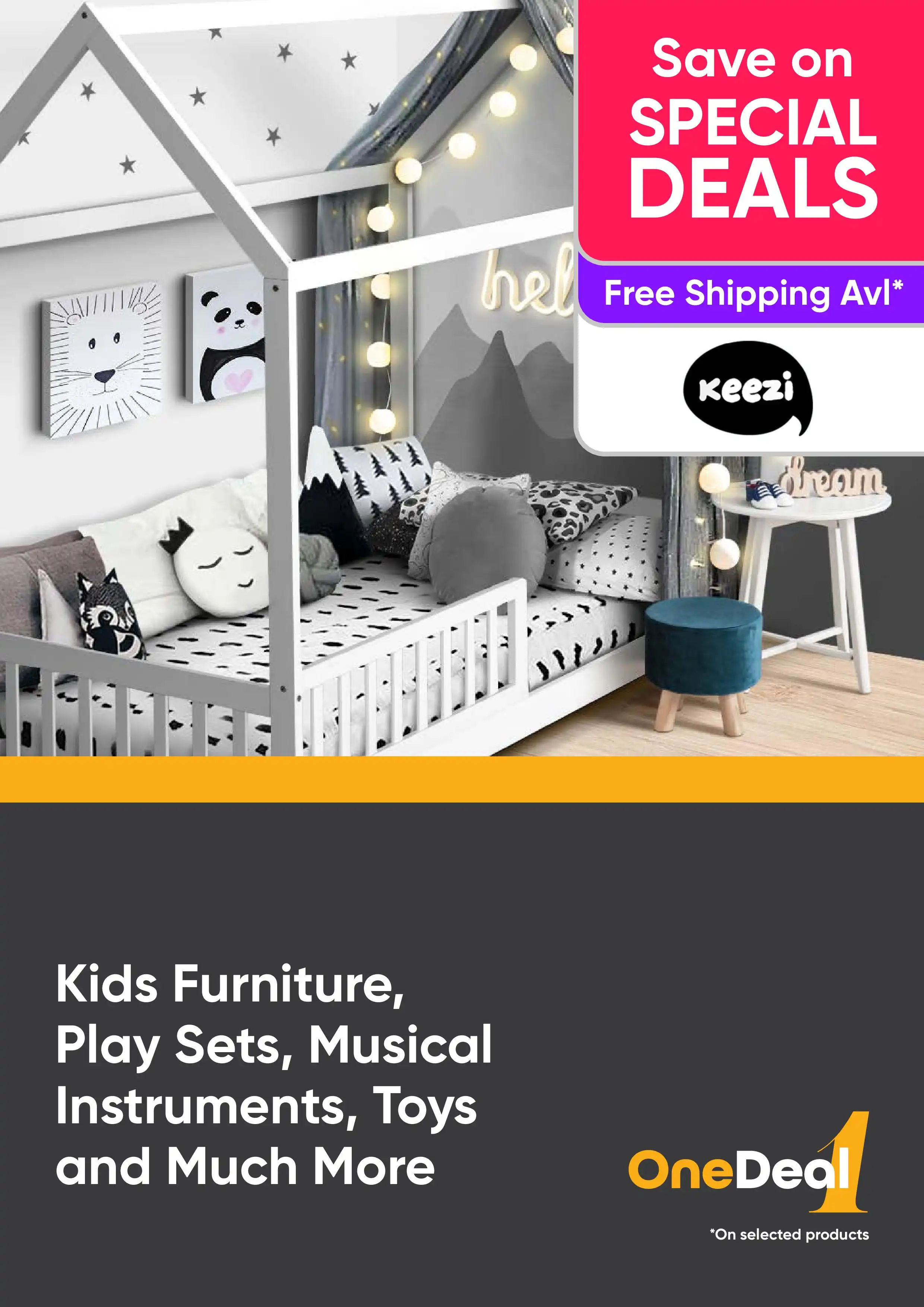 Shop Deals on Kids Furniture, Play Sets, Musical Instruments, Toys and More