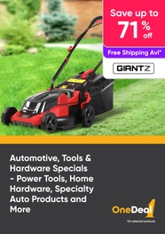 Automotive, Tools & Hardware Specials - Power Tools, Home Hardware, Specialty Auto Products and More - Save up to 71% Off