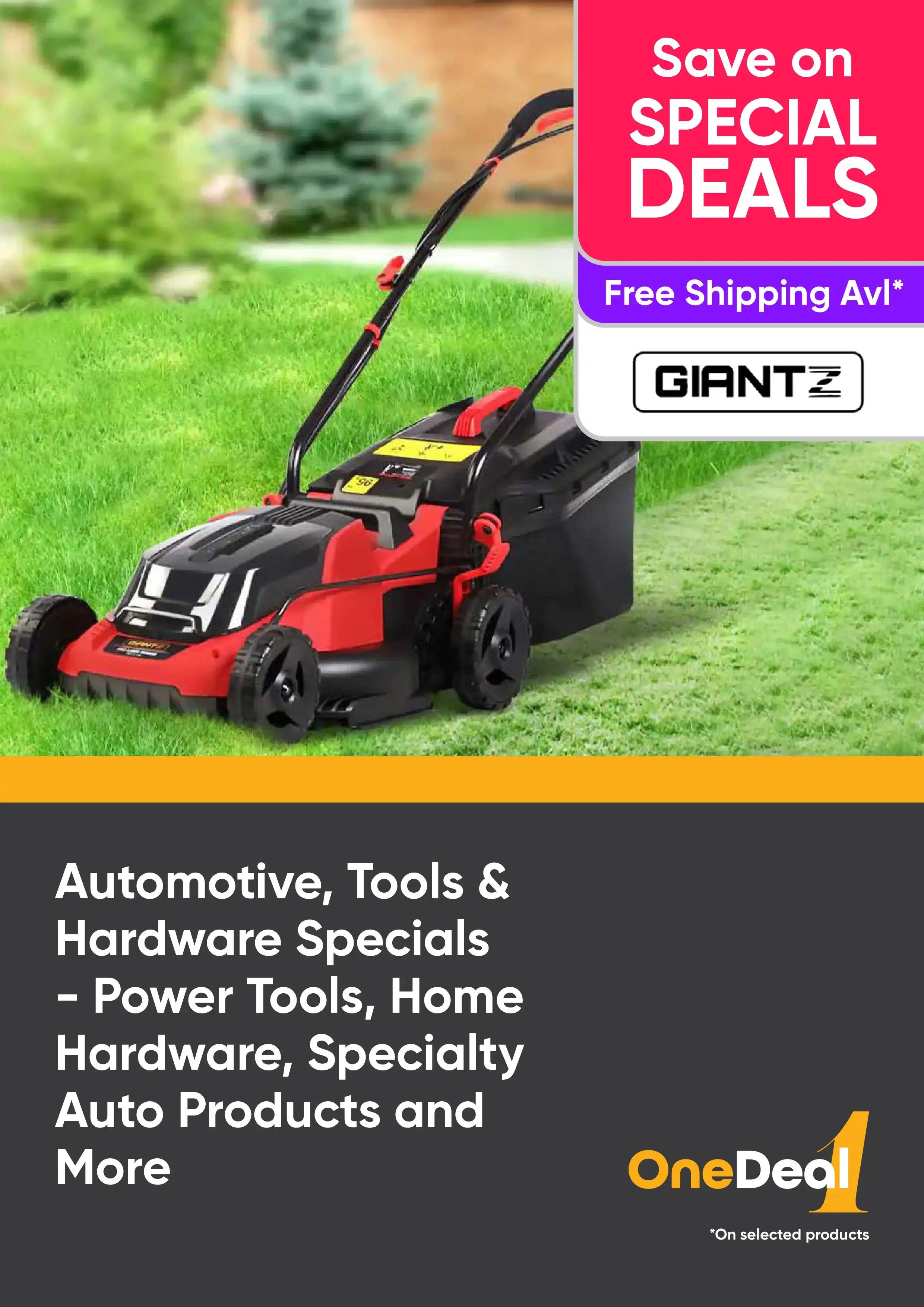 Automotive, Tools & Hardware Specials - Power Tools, Home Hardware, Specialty Auto Products and More