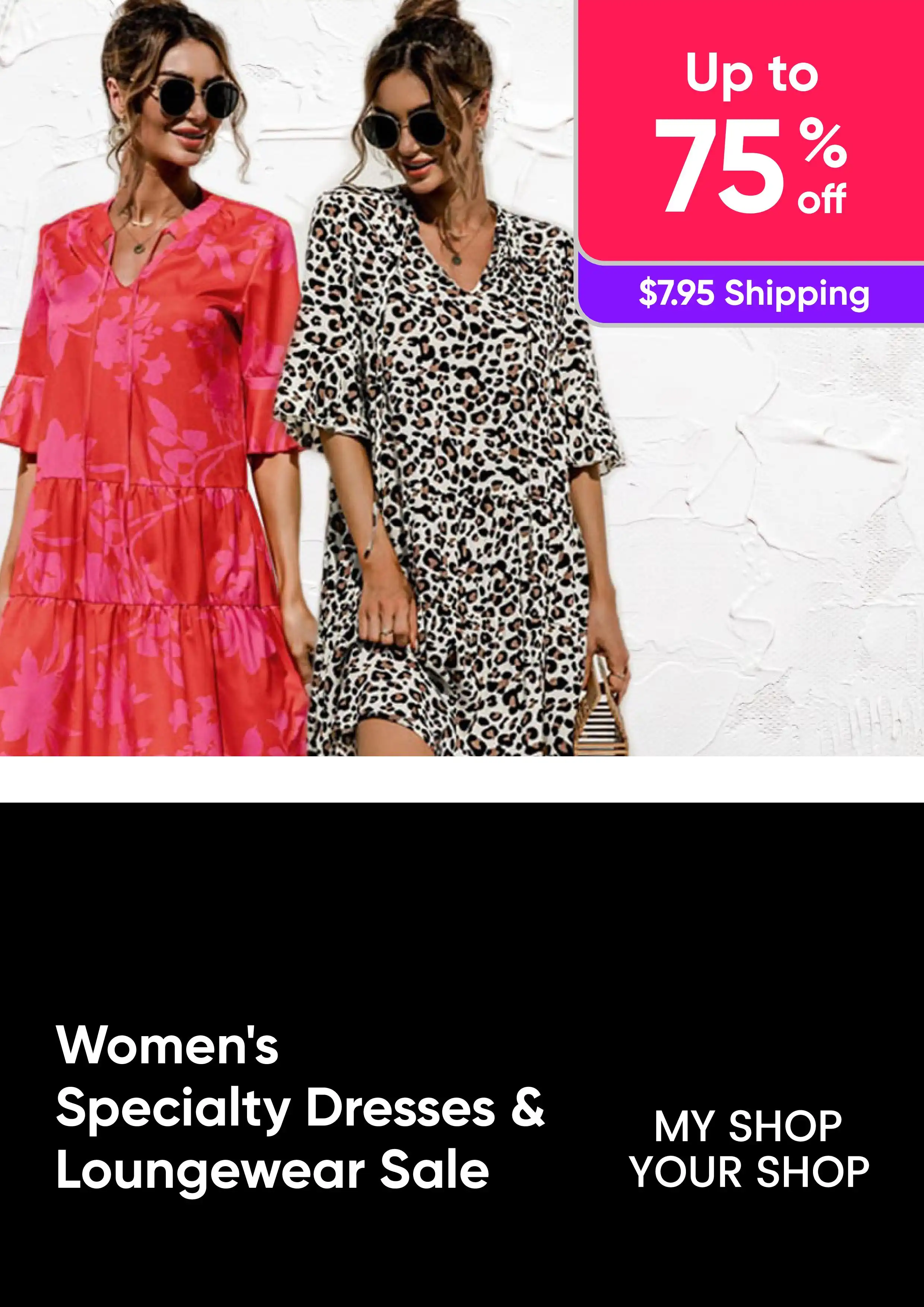 Women's Specialty Dresses and Loungewear - Save up to 75% Off 