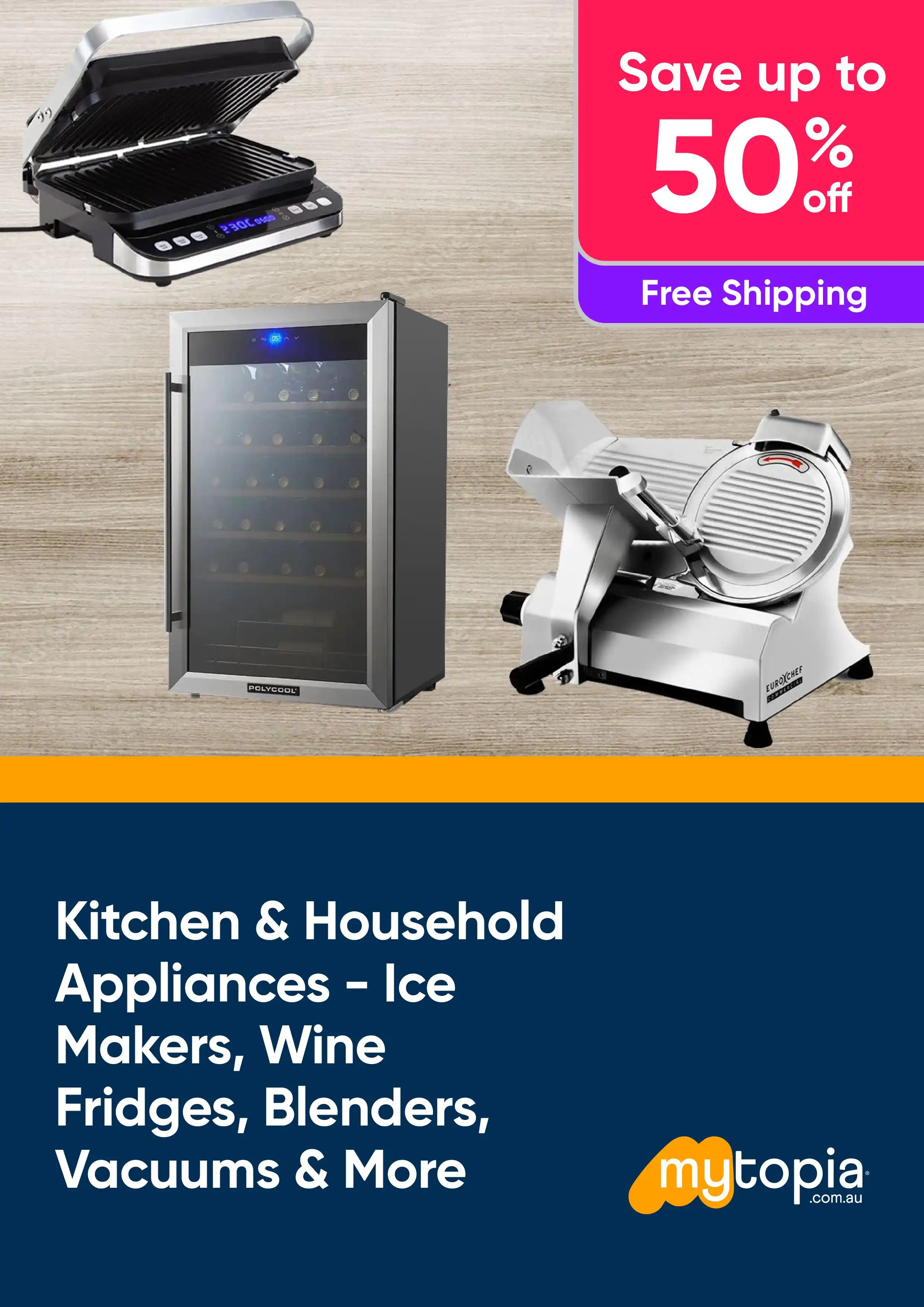 Kitchen & Household Appliances - Ice Makers, Wine Fridges, Refrigerators, Blenders, Vacuums and More - Save Up to 50% Off
