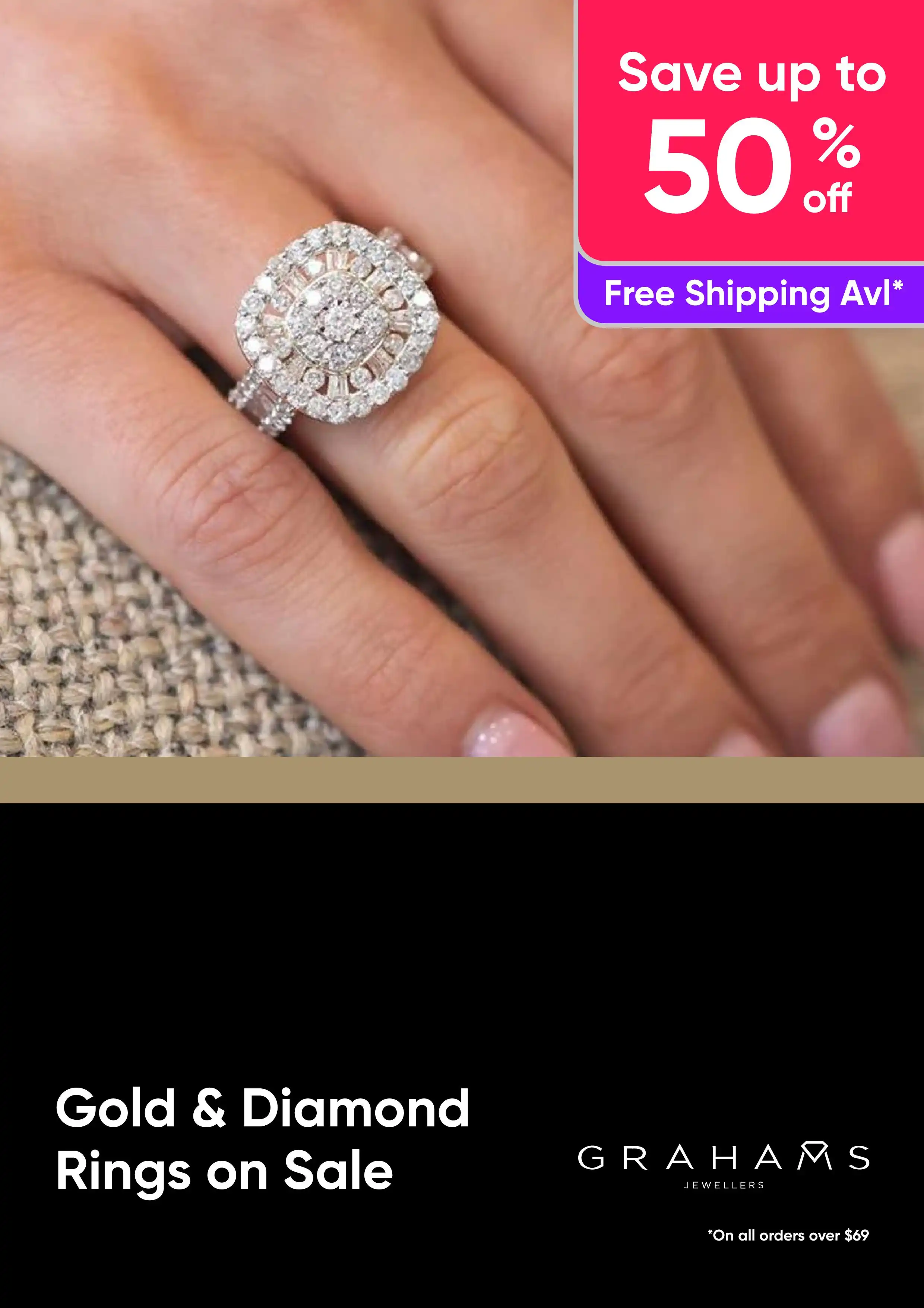 Gold and Diamond Rings on Sale - Save Up to 50% Off