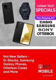 Hot New Sellers - G-Shocks, Samsung Galaxy Phones, Otterbox Cases and More