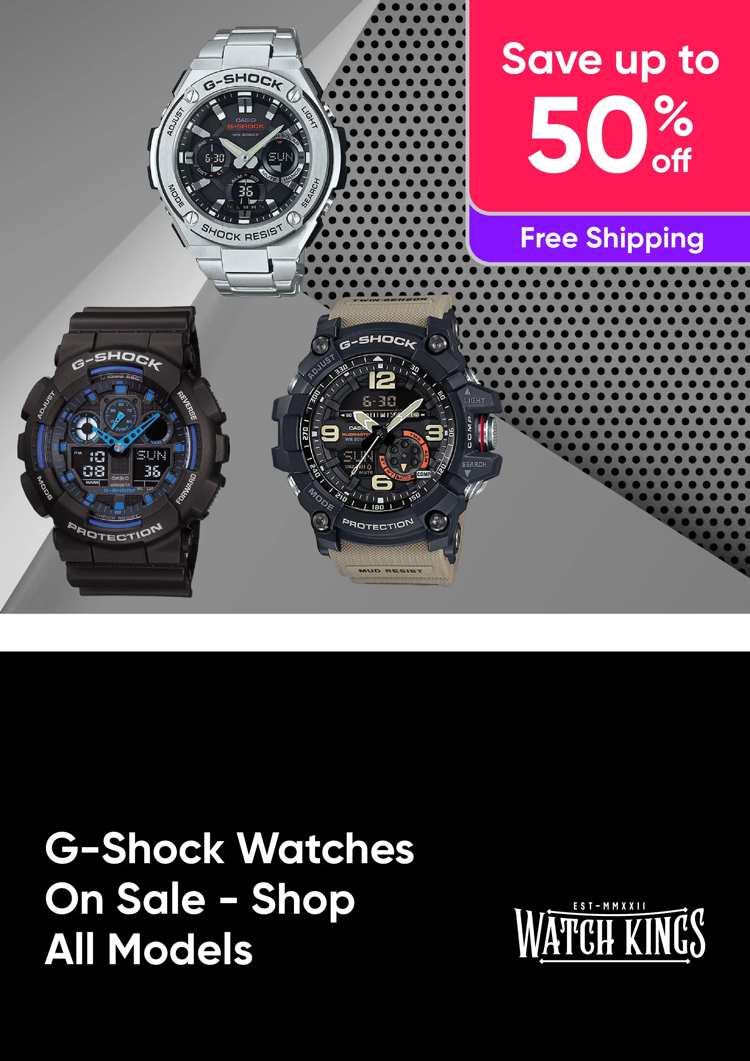 G-Shock Watches On Sale - Shop All Models - Up to 50% Off RRP