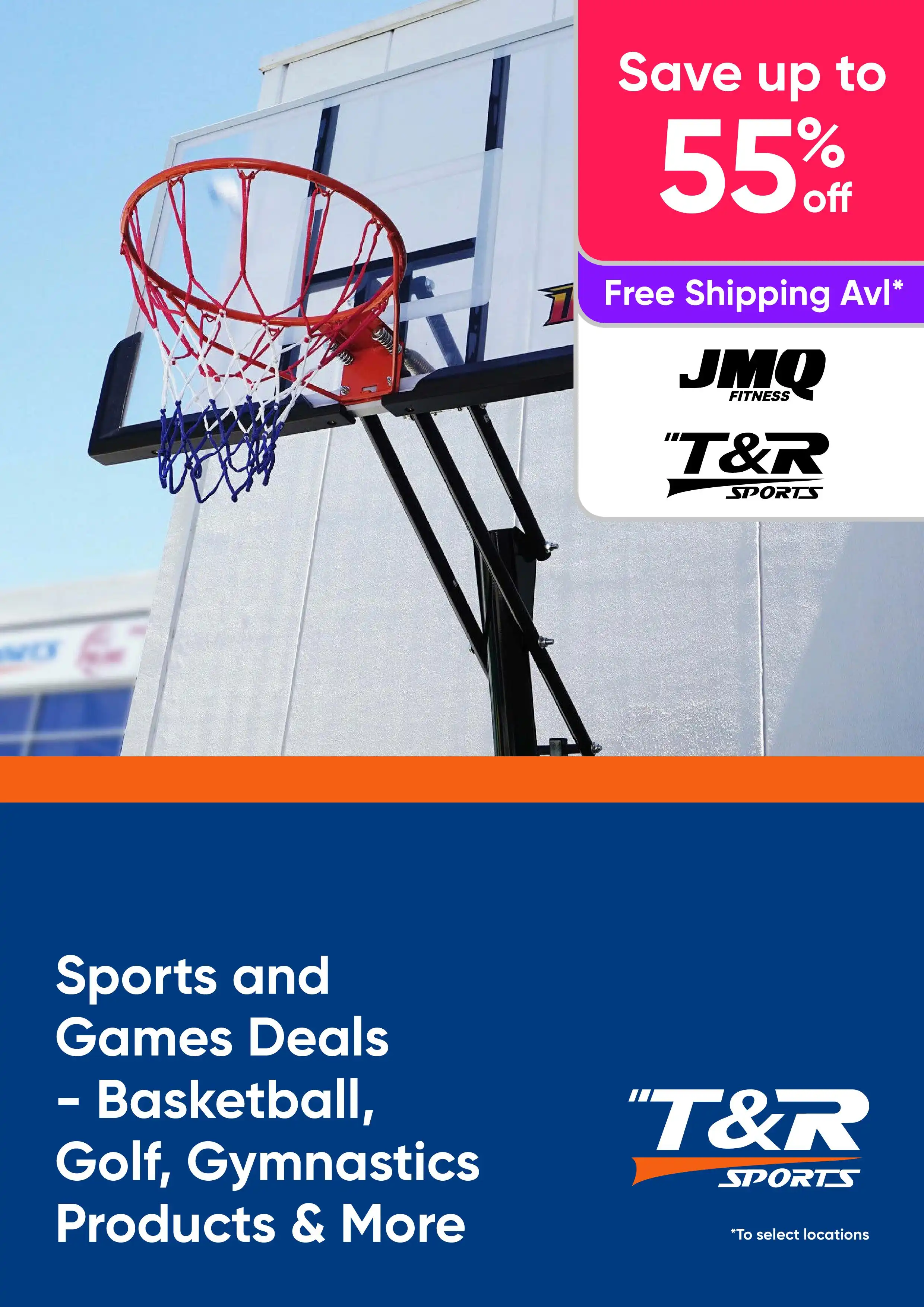 Sports and Games Deals Up to 55% Off - Shop Basketball, Golf, Gymnastics Products and More