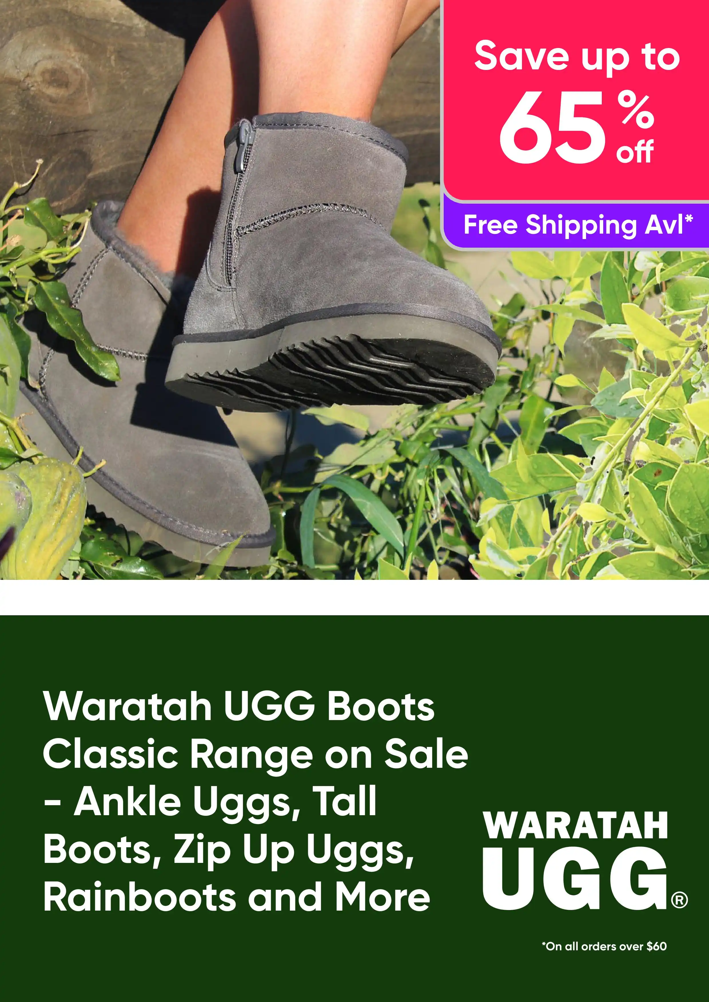 Waratah UGG Boots Classic Range on Sale - Save Up To 65% Off