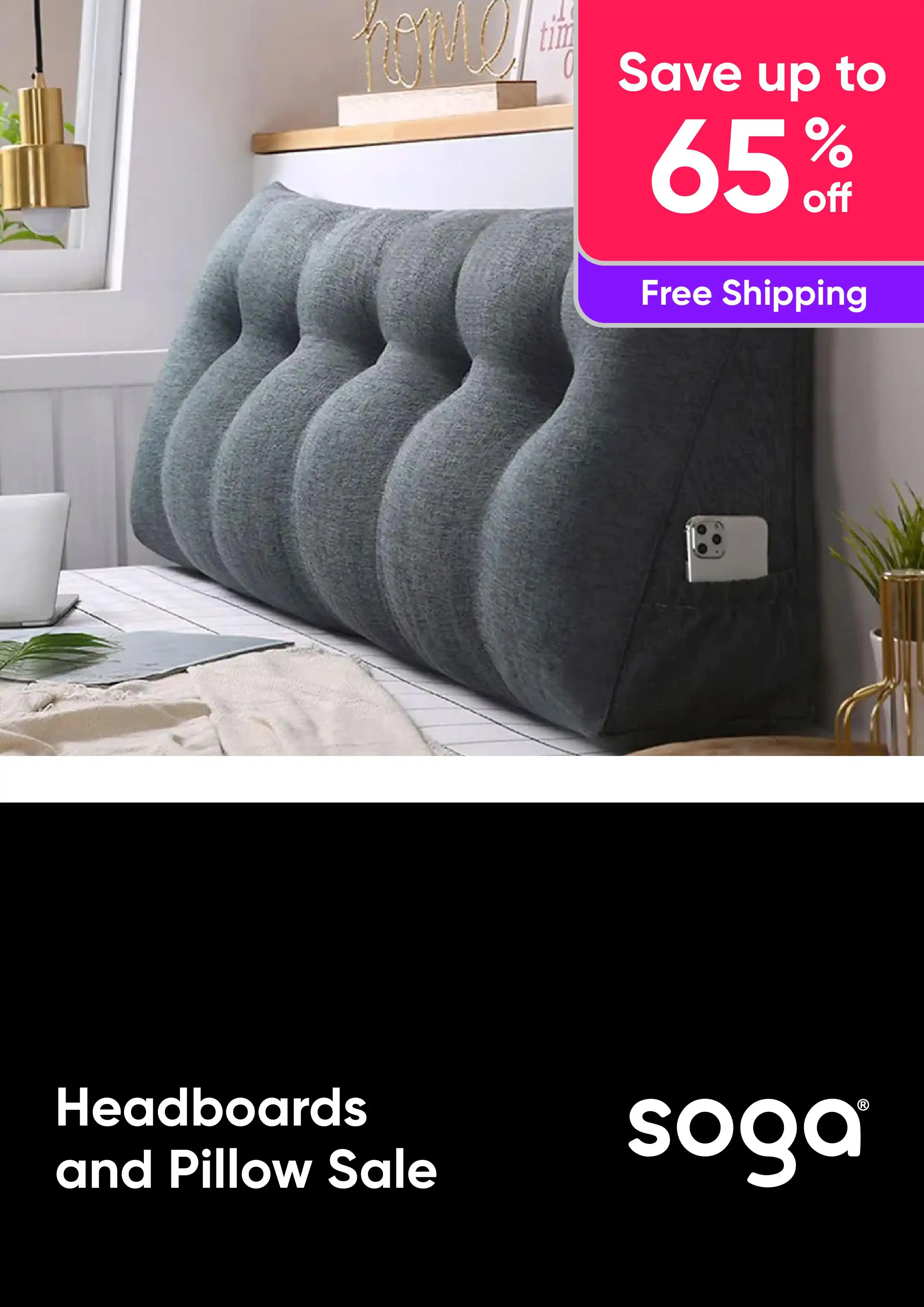 Headboards and Pillows Sale - Up To 65% Off