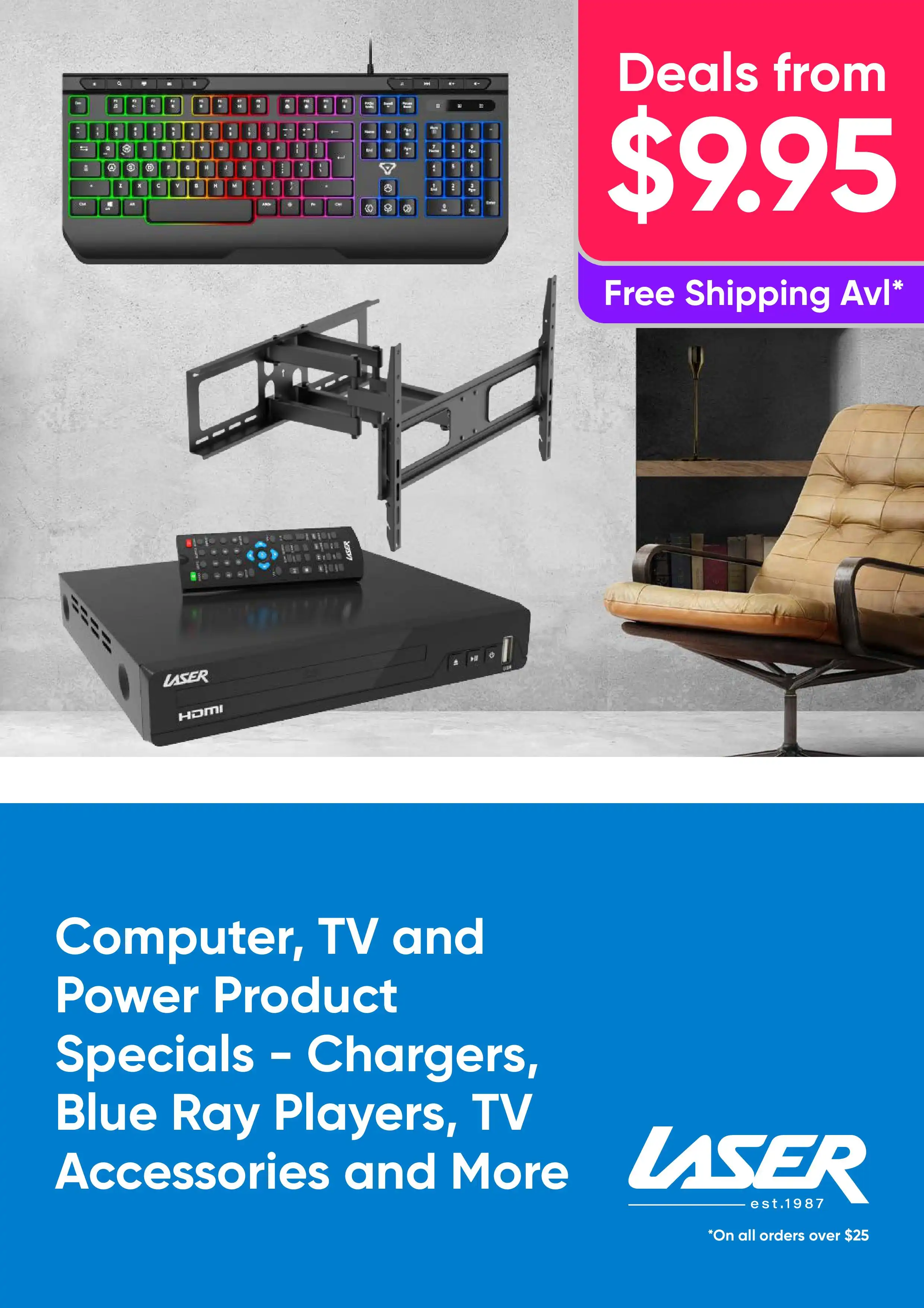 Shop Deals On Computer, TV and Power Products - Save On Chargers, Blue Ray, TV Accessories and More