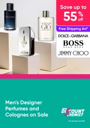 Men's Designer Fragrances and Colognes on Sale up to 55% Off RRPs