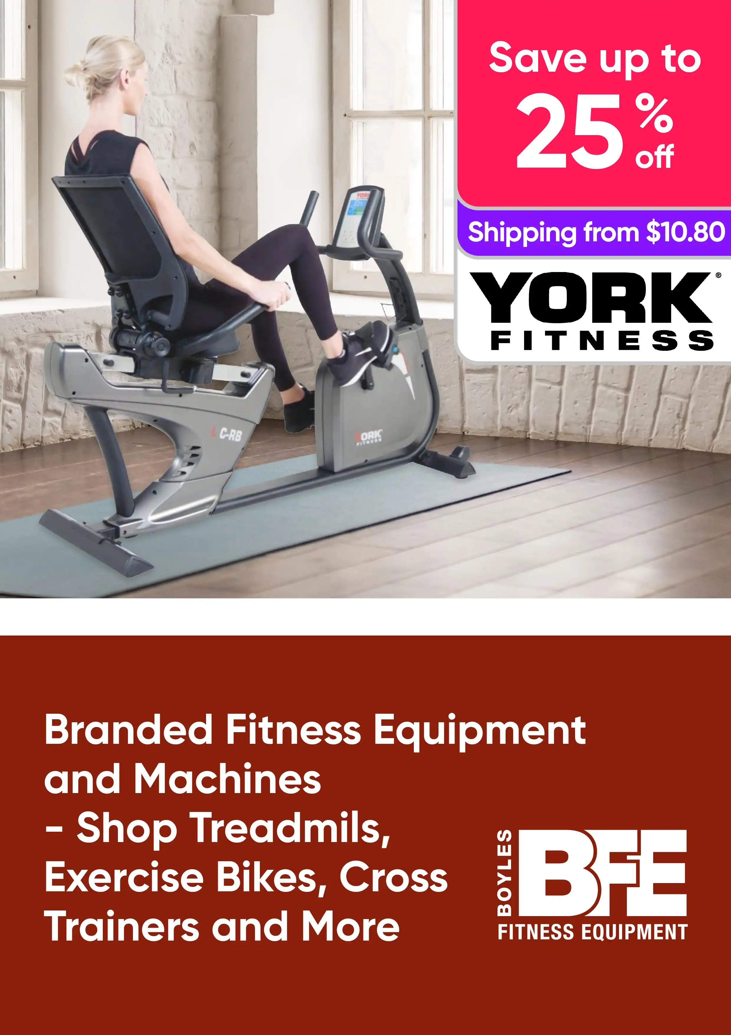 Save Up To 25% On a Range of Branded Fitness Equipment and Machines - Shop Treadmills and More